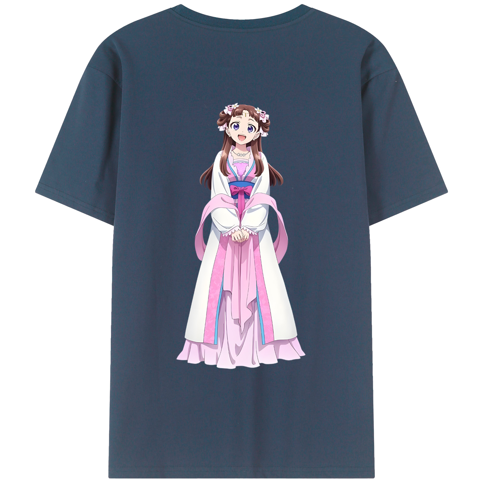 （画像用） 薬屋のひとりごと The Apothecary Diaries 綿100％ メンズ半袖Tシャツ（バックプリント） 通気性
