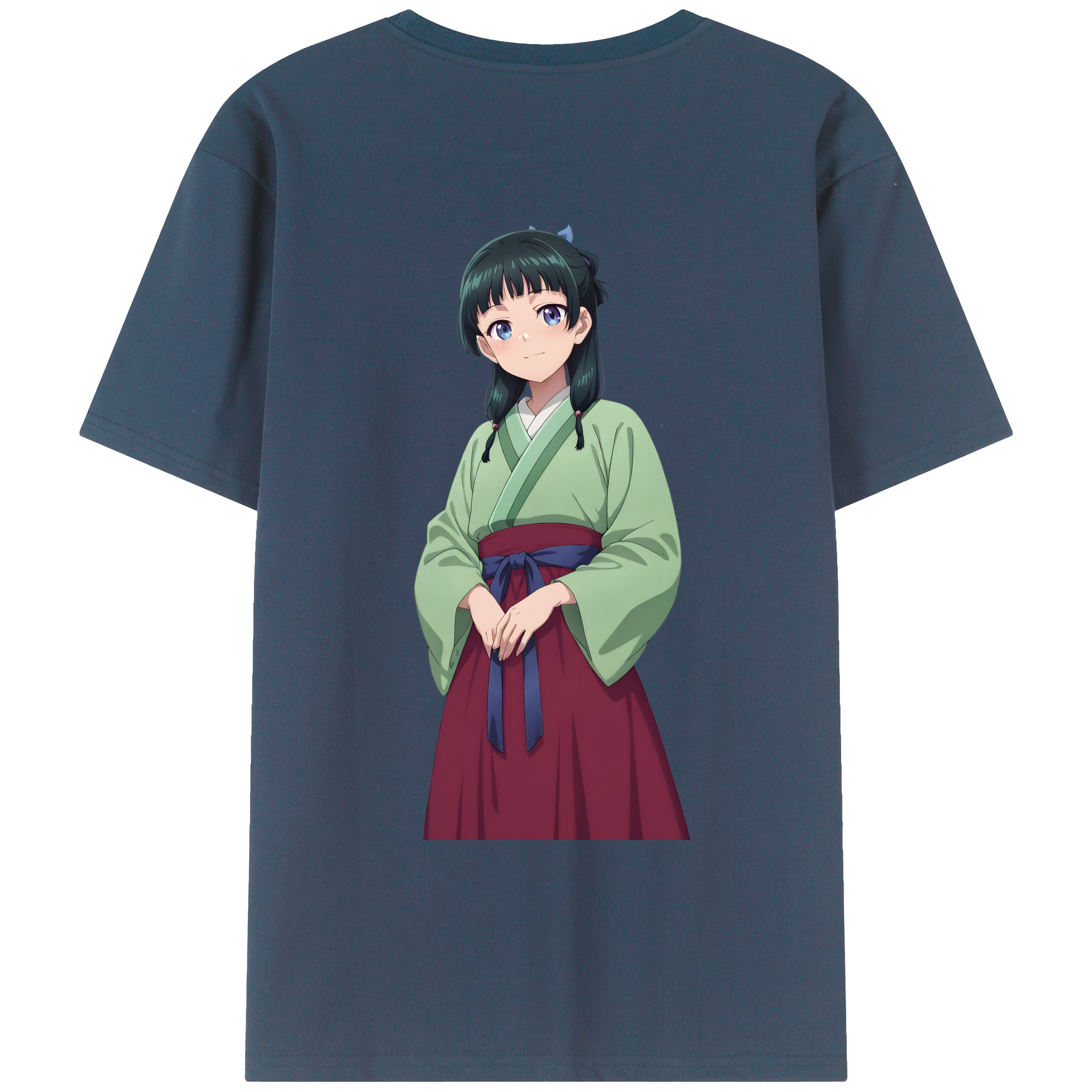 （画像用） 薬屋のひとりごと The Apothecary Diaries 綿100％ メンズ半袖Tシャツ（バックプリント） 通気性