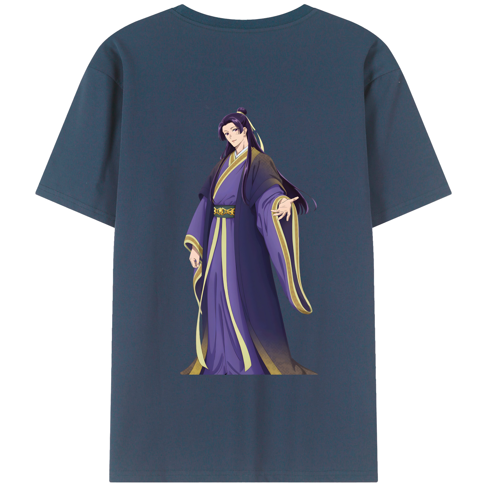 （画像用） 薬屋のひとりごと The Apothecary Diaries 綿100％ メンズ半袖Tシャツ（バックプリント） 通気性