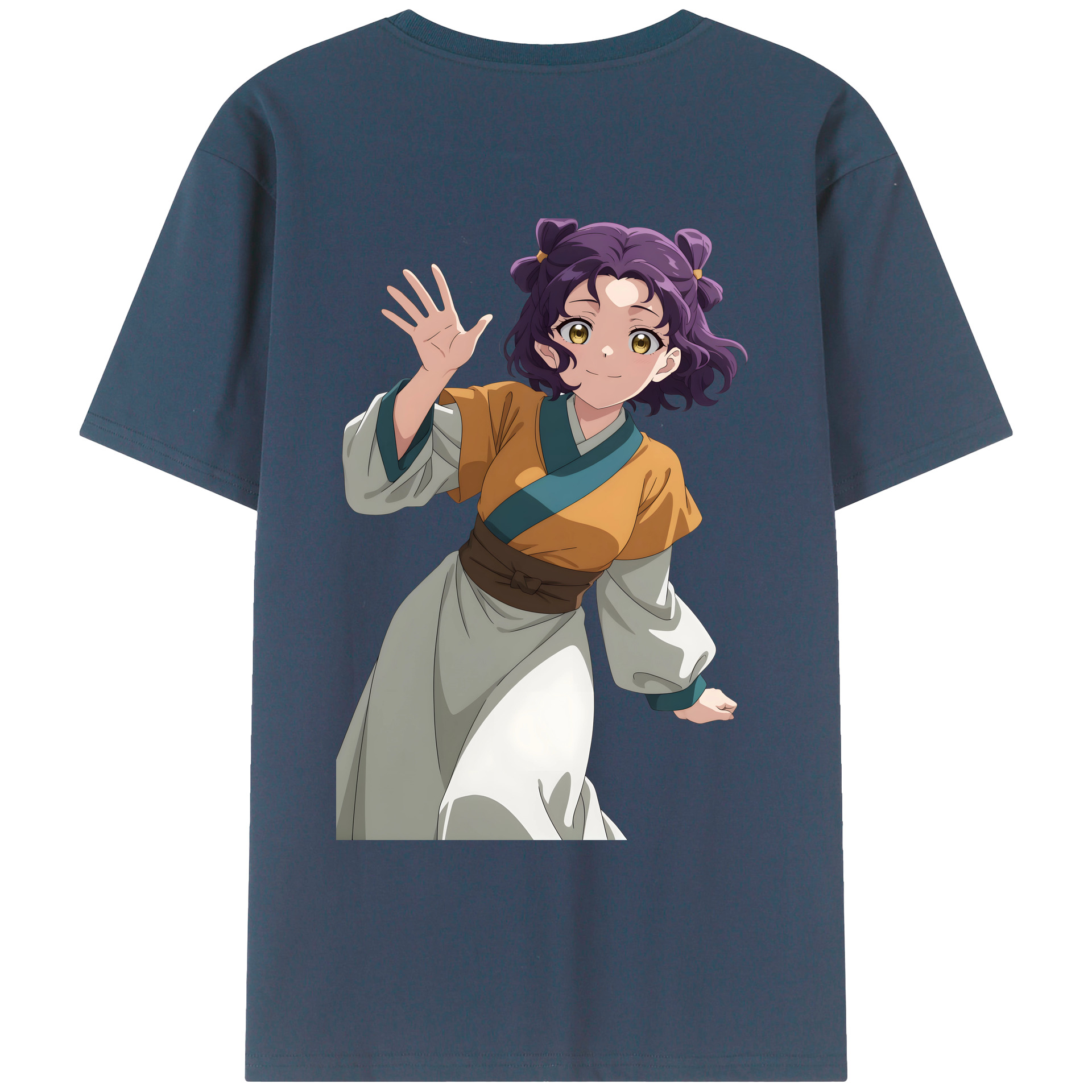 （画像用） 薬屋のひとりごと The Apothecary Diaries 綿100％ メンズ半袖Tシャツ（バックプリント） 通気性