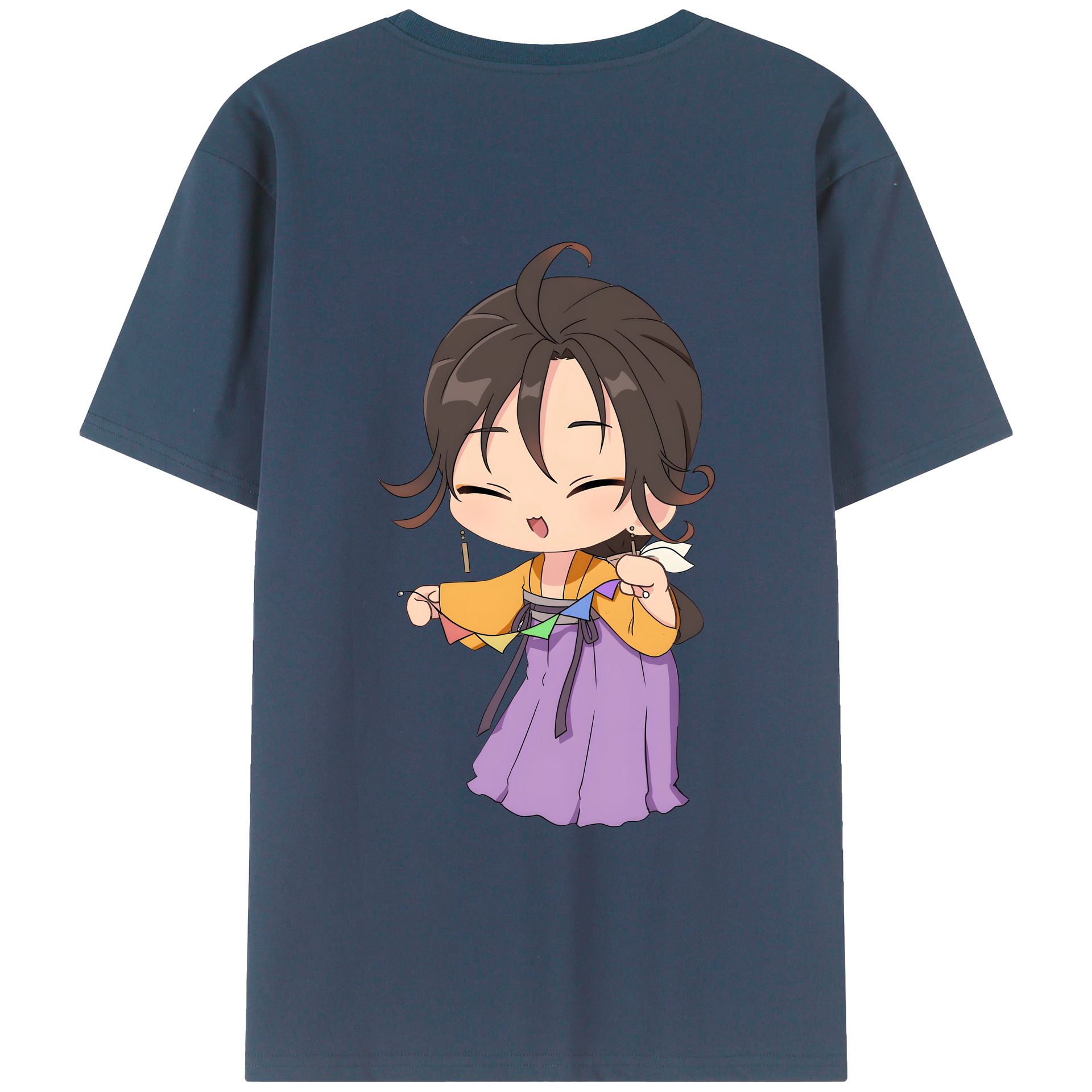 （画像用） 薬屋のひとりごと The Apothecary Diaries 綿100％ メンズ半袖Tシャツ（バックプリント） 通気性