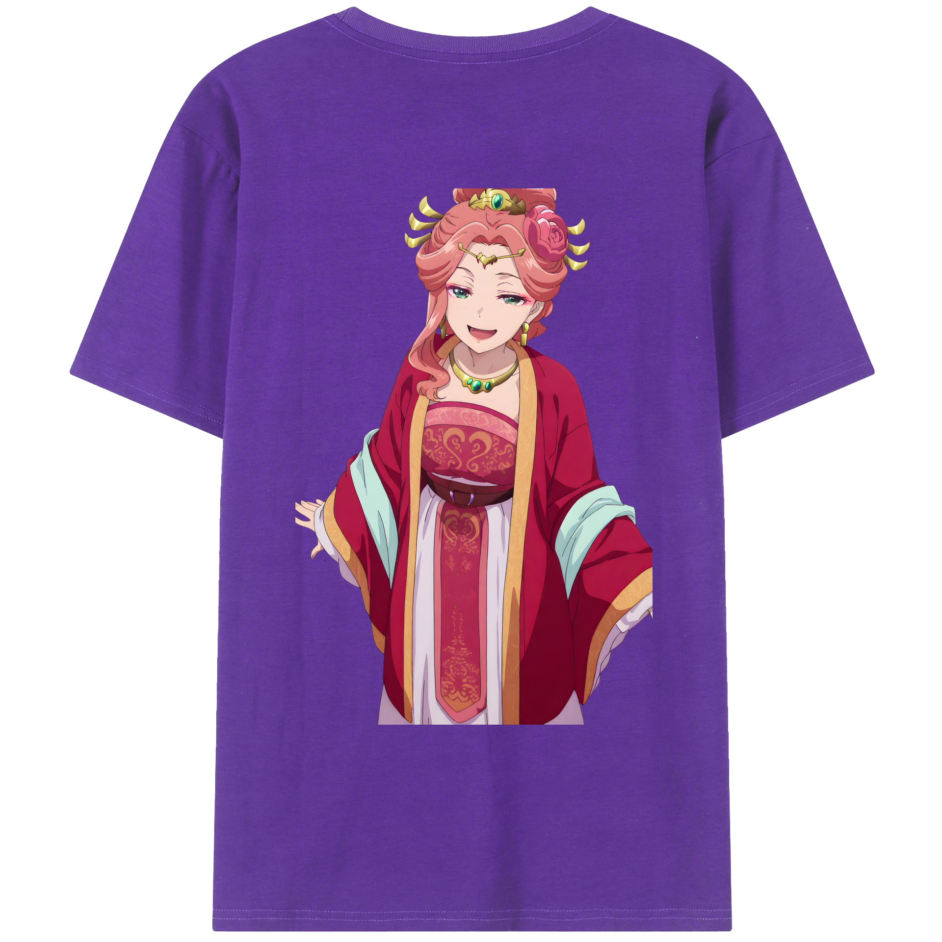 （画像用） 薬屋のひとりごと The Apothecary Diaries 綿100％ メンズ半袖Tシャツ（バックプリント） 通気性
