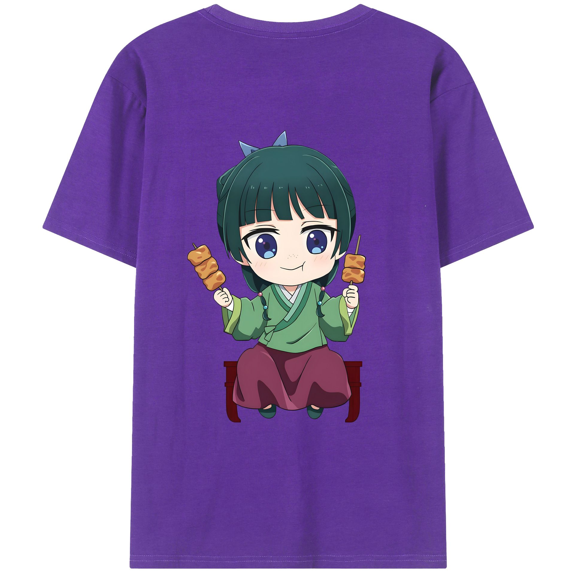 （画像用） 薬屋のひとりごと The Apothecary Diaries 綿100％ メンズ半袖Tシャツ（バックプリント） 通気性