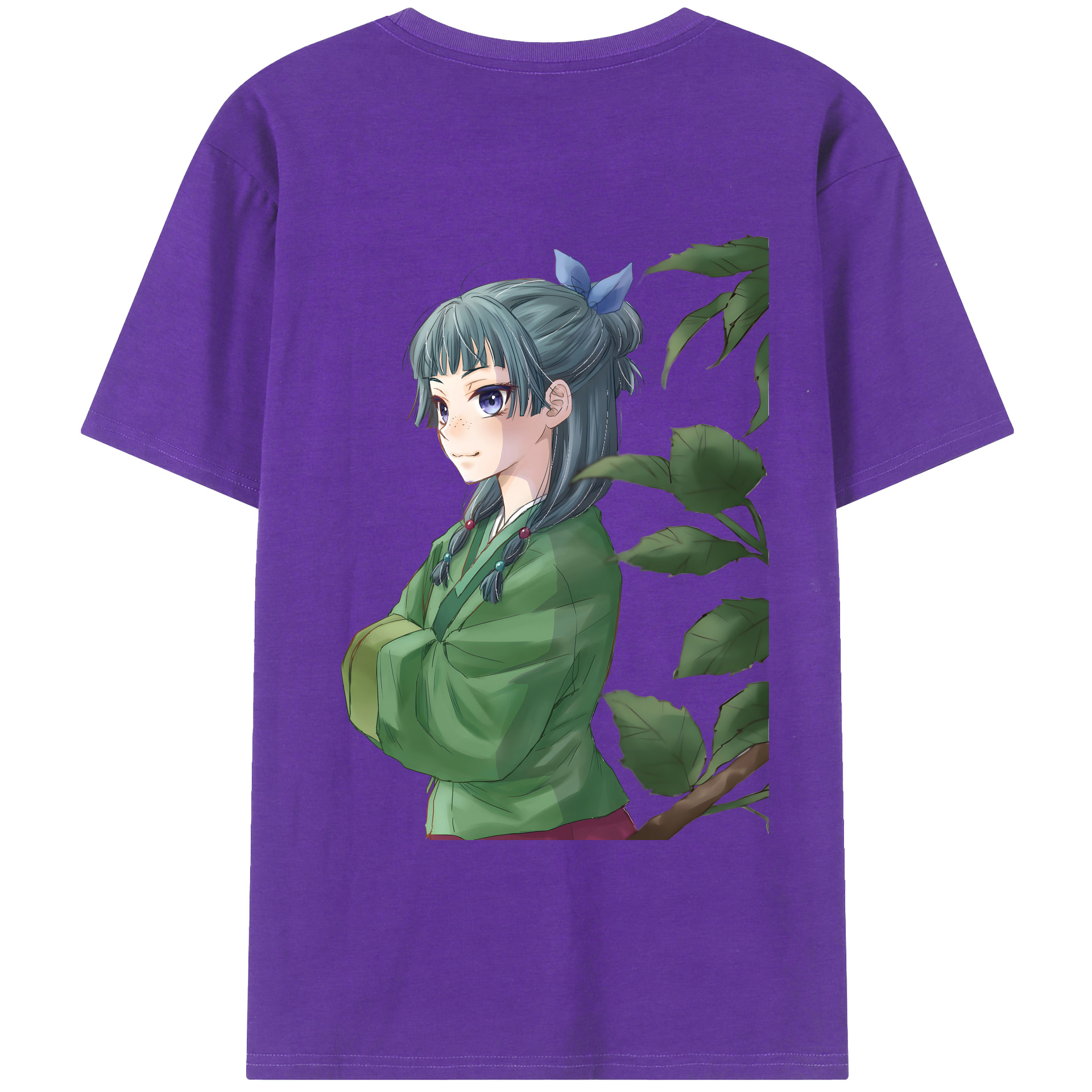 （画像用） 薬屋のひとりごと The Apothecary Diaries 綿100％ メンズ半袖Tシャツ（バックプリント） 通気性