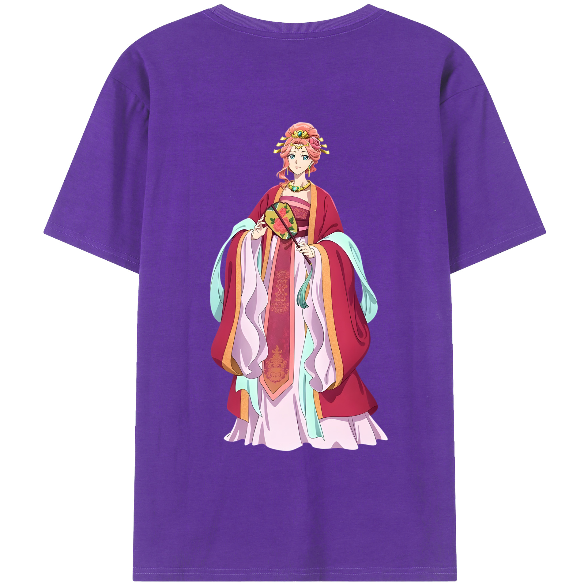 （画像用） 薬屋のひとりごと The Apothecary Diaries 綿100％ メンズ半袖Tシャツ（バックプリント） 通気性
