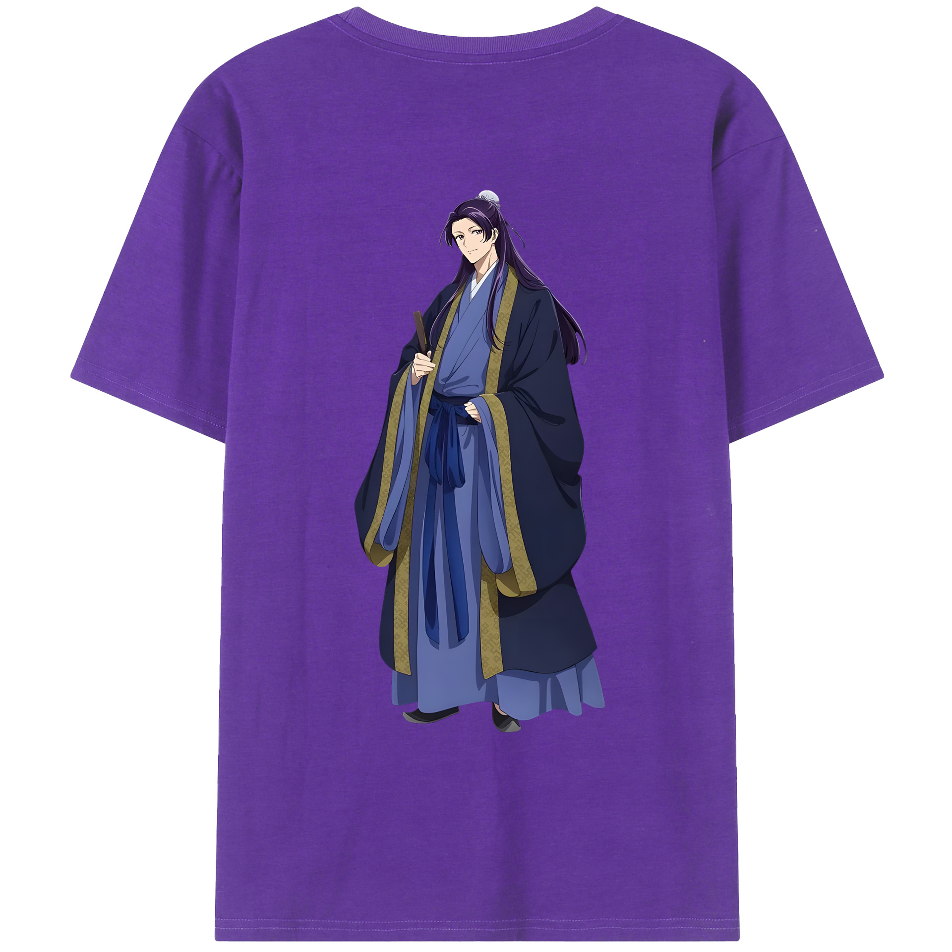 （画像用） 薬屋のひとりごと The Apothecary Diaries 綿100％ メンズ半袖Tシャツ（バックプリント） 通気性