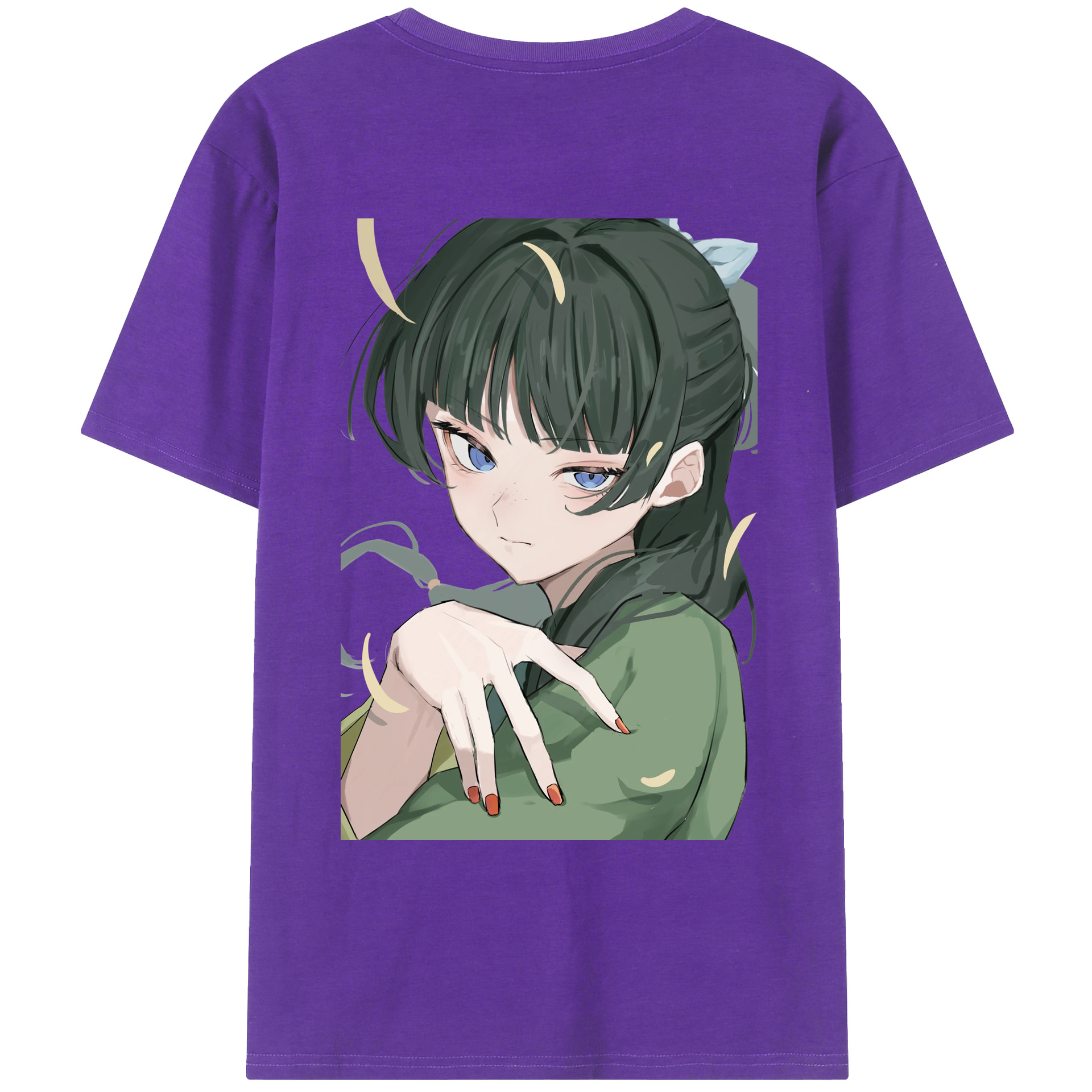 （画像用） 薬屋のひとりごと The Apothecary Diaries 綿100％ メンズ半袖Tシャツ（バックプリント） 通気性