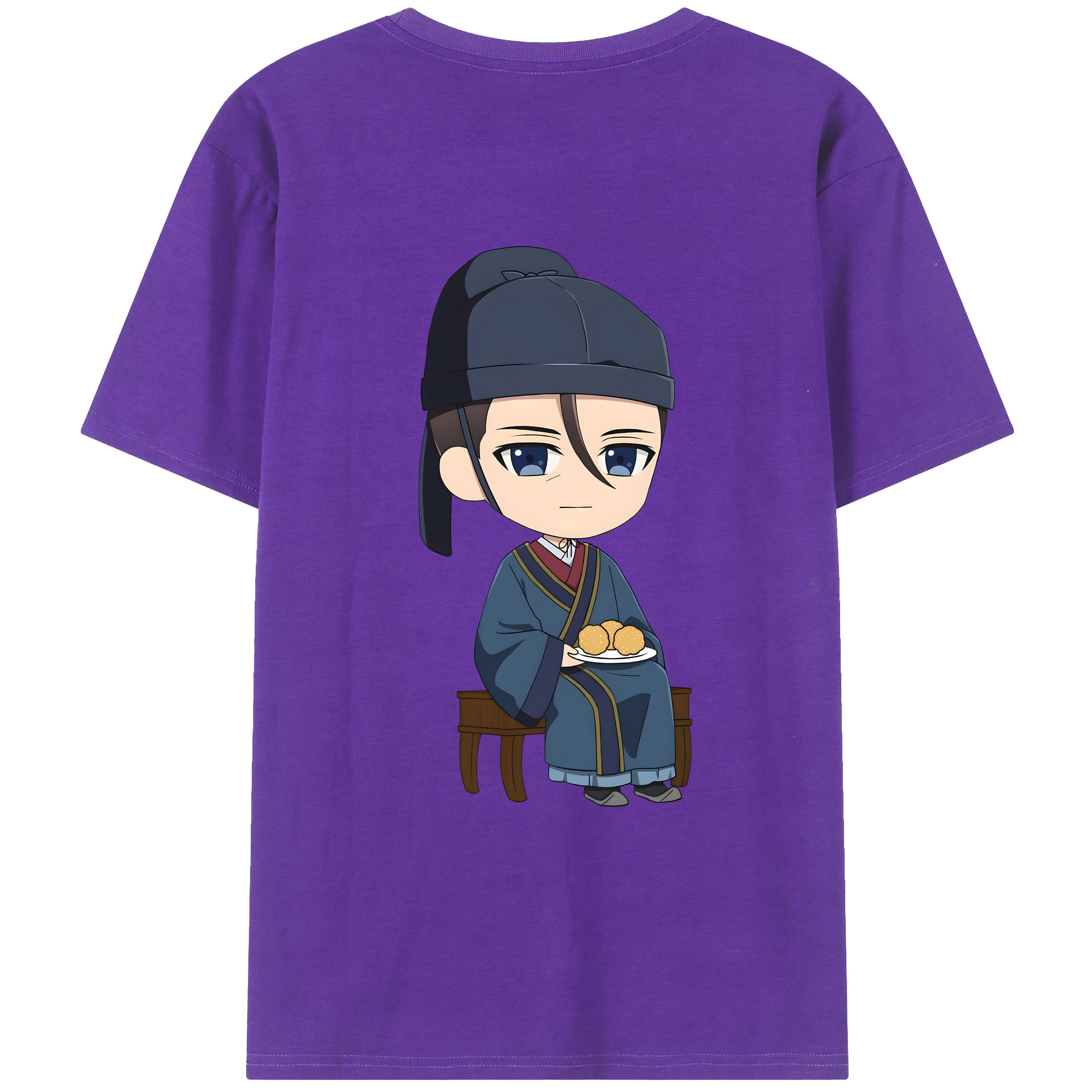 （画像用） 薬屋のひとりごと The Apothecary Diaries 綿100％ メンズ半袖Tシャツ（バックプリント） 通気性