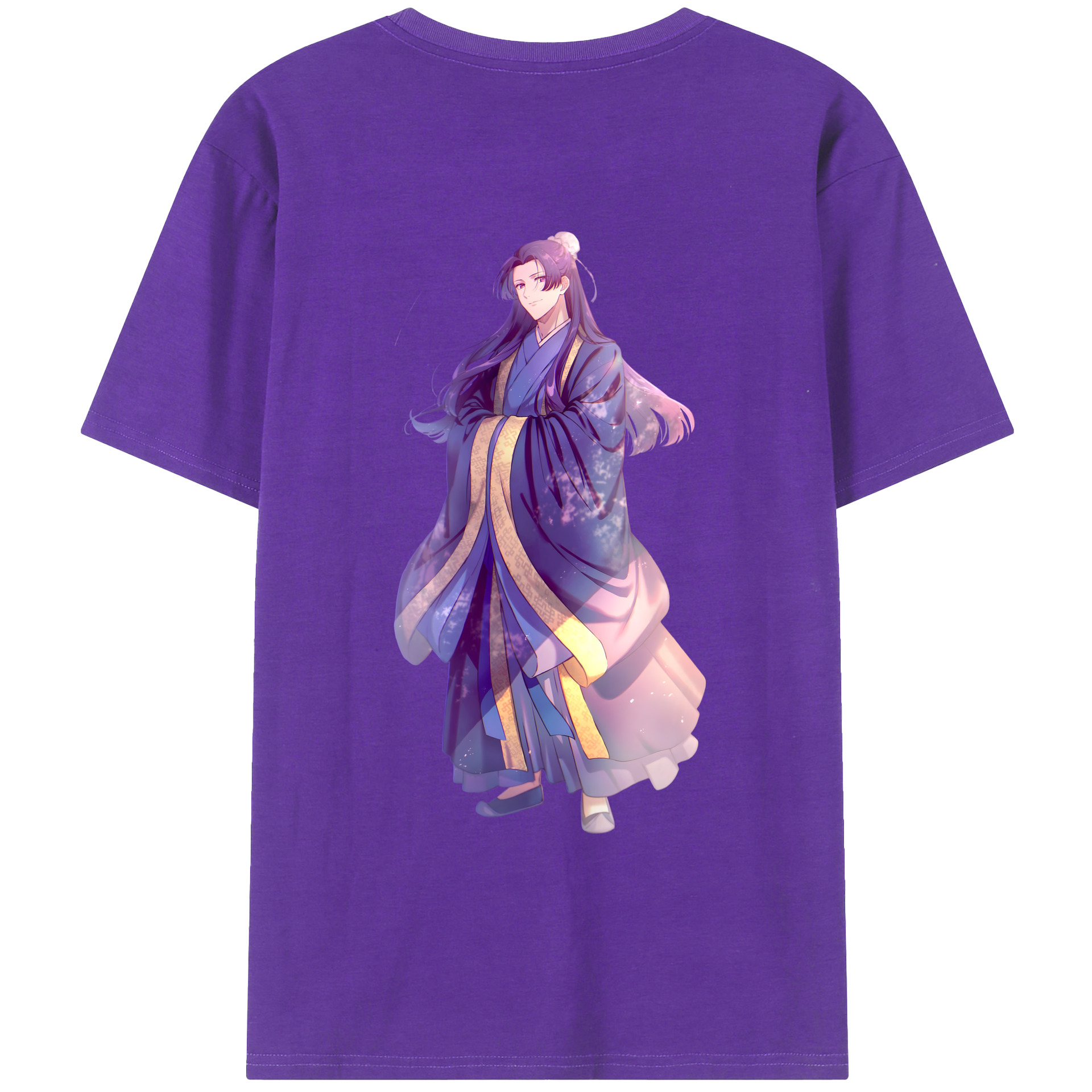 （画像用） 薬屋のひとりごと The Apothecary Diaries 綿100％ メンズ半袖Tシャツ（バックプリント） 通気性