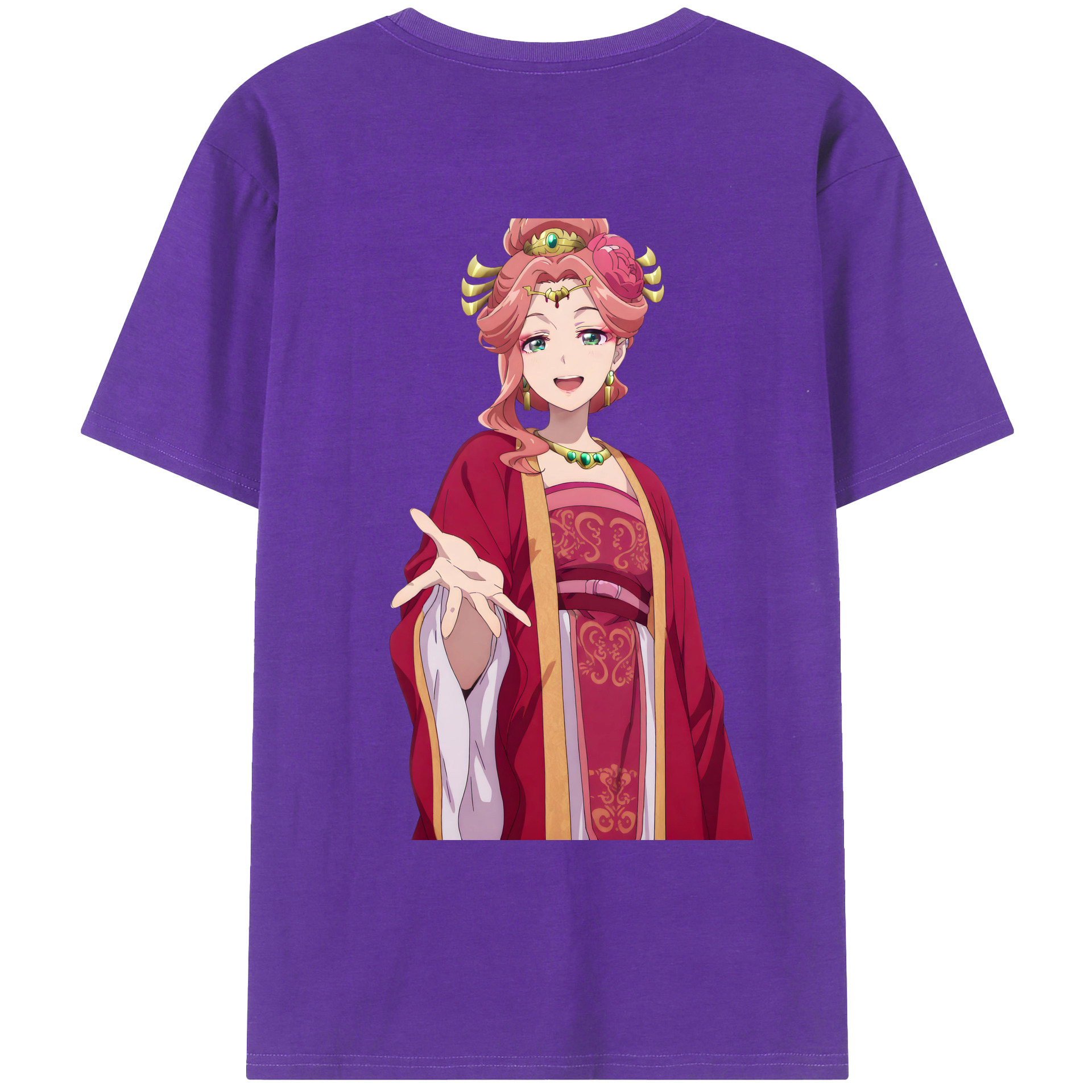 （画像用） 薬屋のひとりごと The Apothecary Diaries 綿100％ メンズ半袖Tシャツ（バックプリント） 通気性