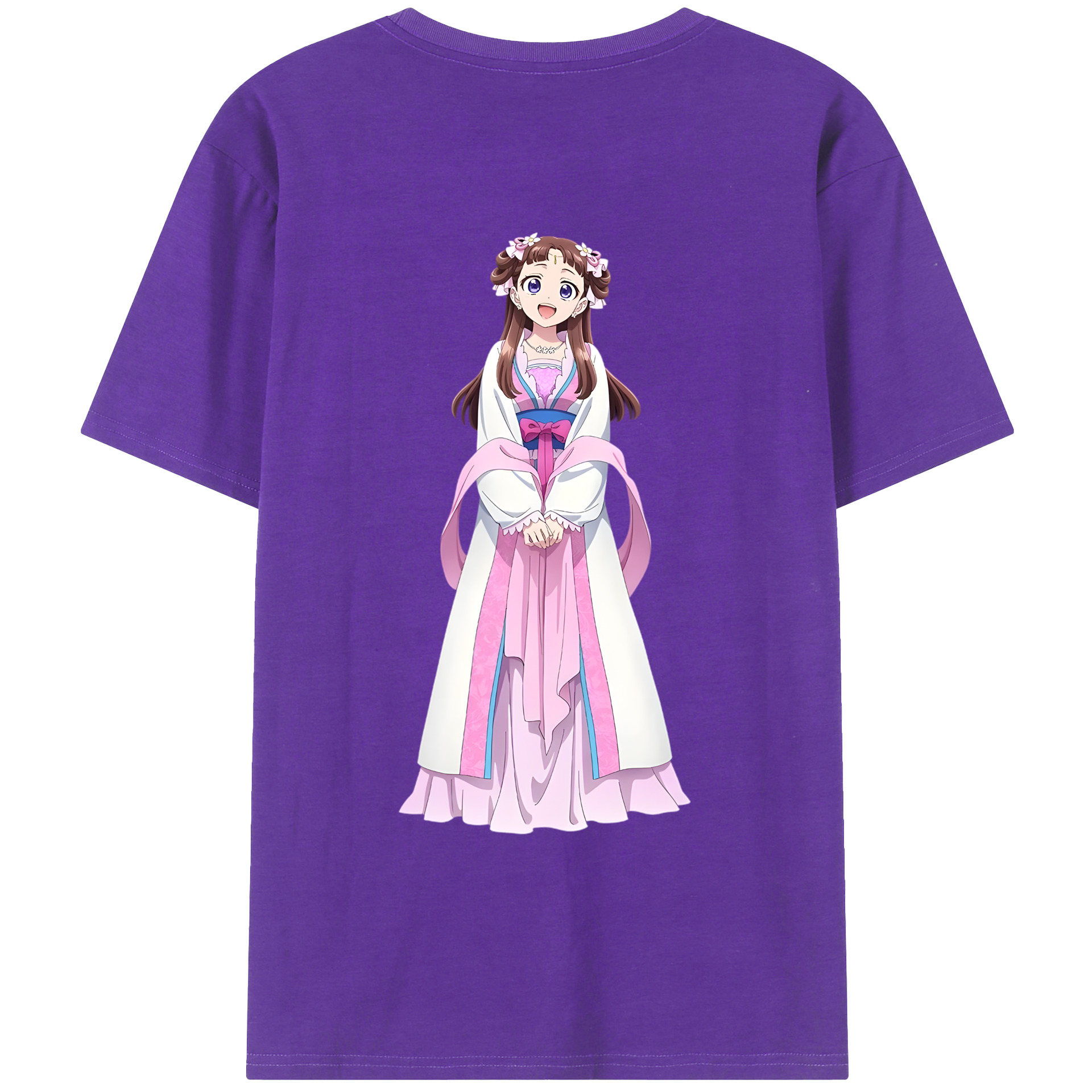 （画像用） 薬屋のひとりごと The Apothecary Diaries 綿100％ メンズ半袖Tシャツ（バックプリント） 通気性