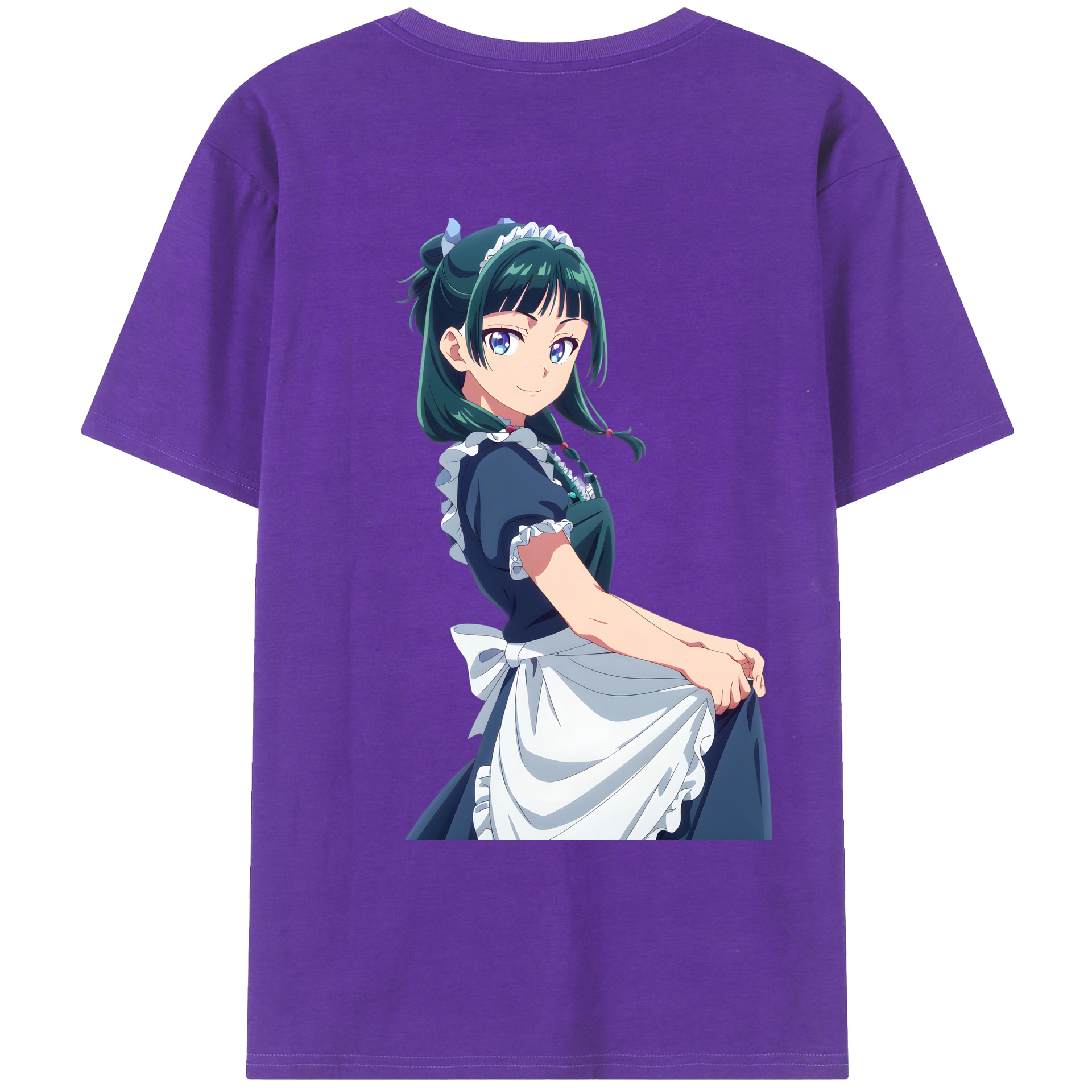 （画像用） 薬屋のひとりごと The Apothecary Diaries 綿100％ メンズ半袖Tシャツ（バックプリント） 通気性