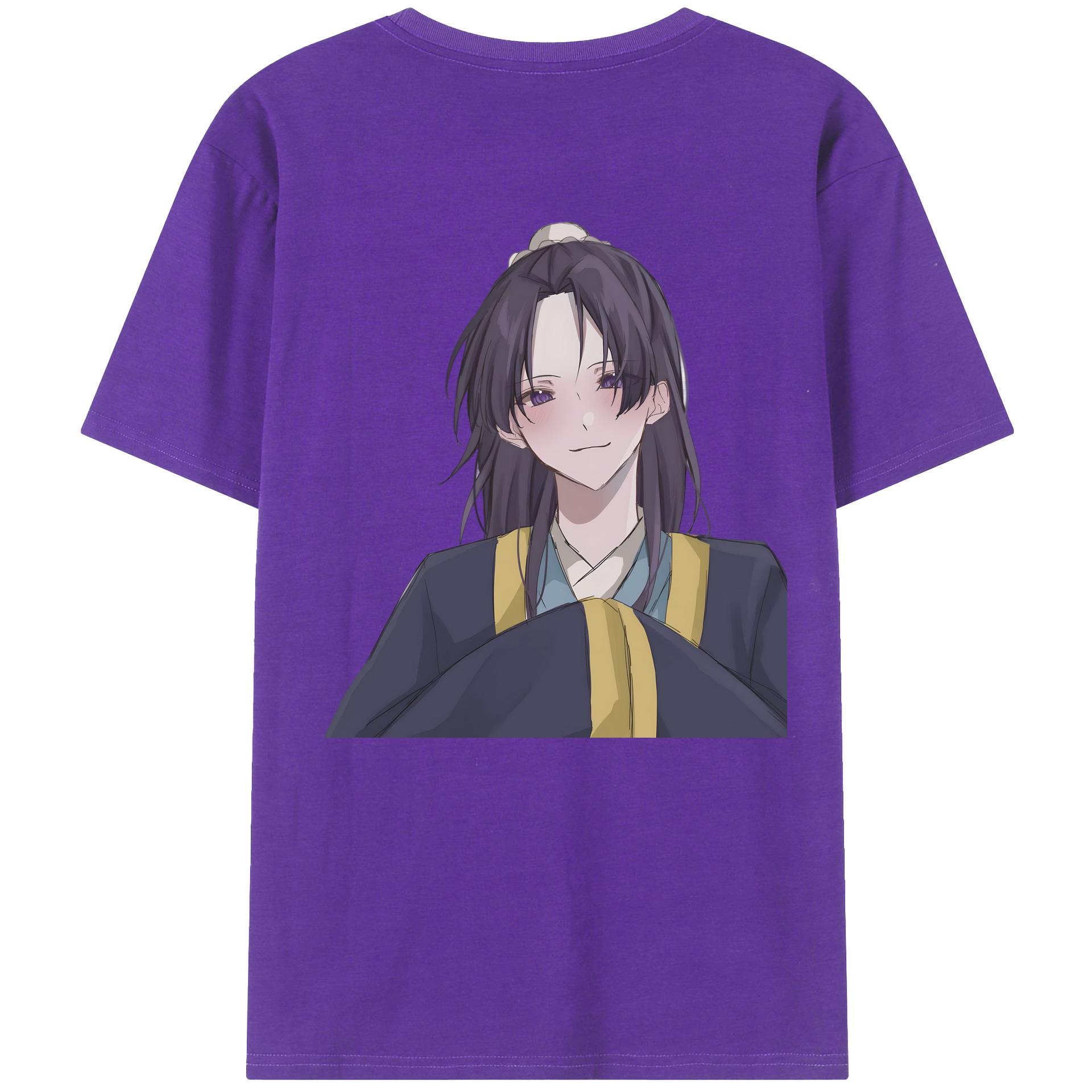 （画像用） 薬屋のひとりごと The Apothecary Diaries 綿100％ メンズ半袖Tシャツ（バックプリント） 通気性