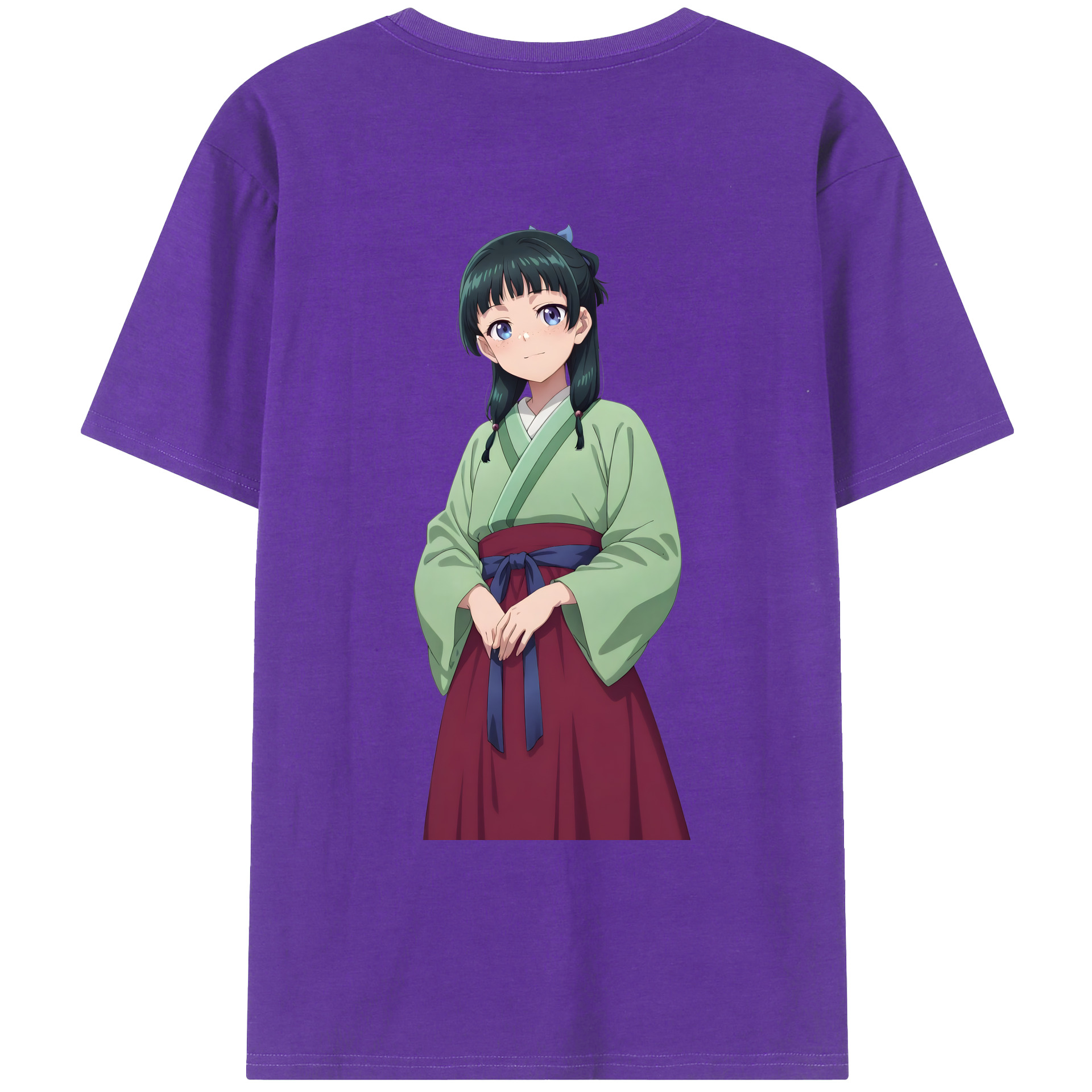 （画像用） 薬屋のひとりごと The Apothecary Diaries 綿100％ メンズ半袖Tシャツ（バックプリント） 通気性