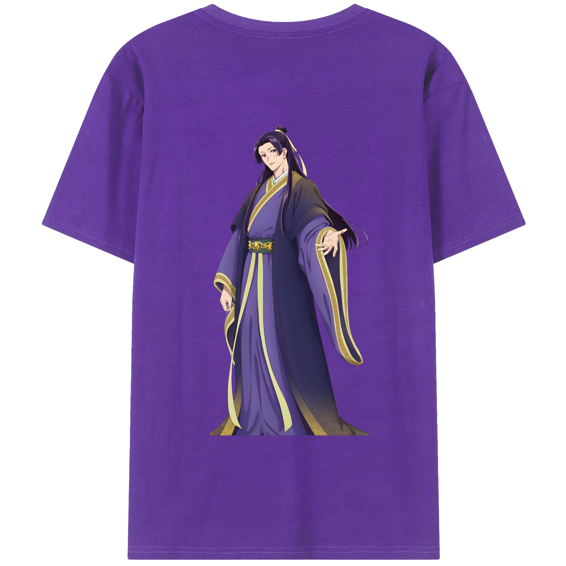 （画像用） 薬屋のひとりごと The Apothecary Diaries 綿100％ メンズ半袖Tシャツ（バックプリント） 通気性