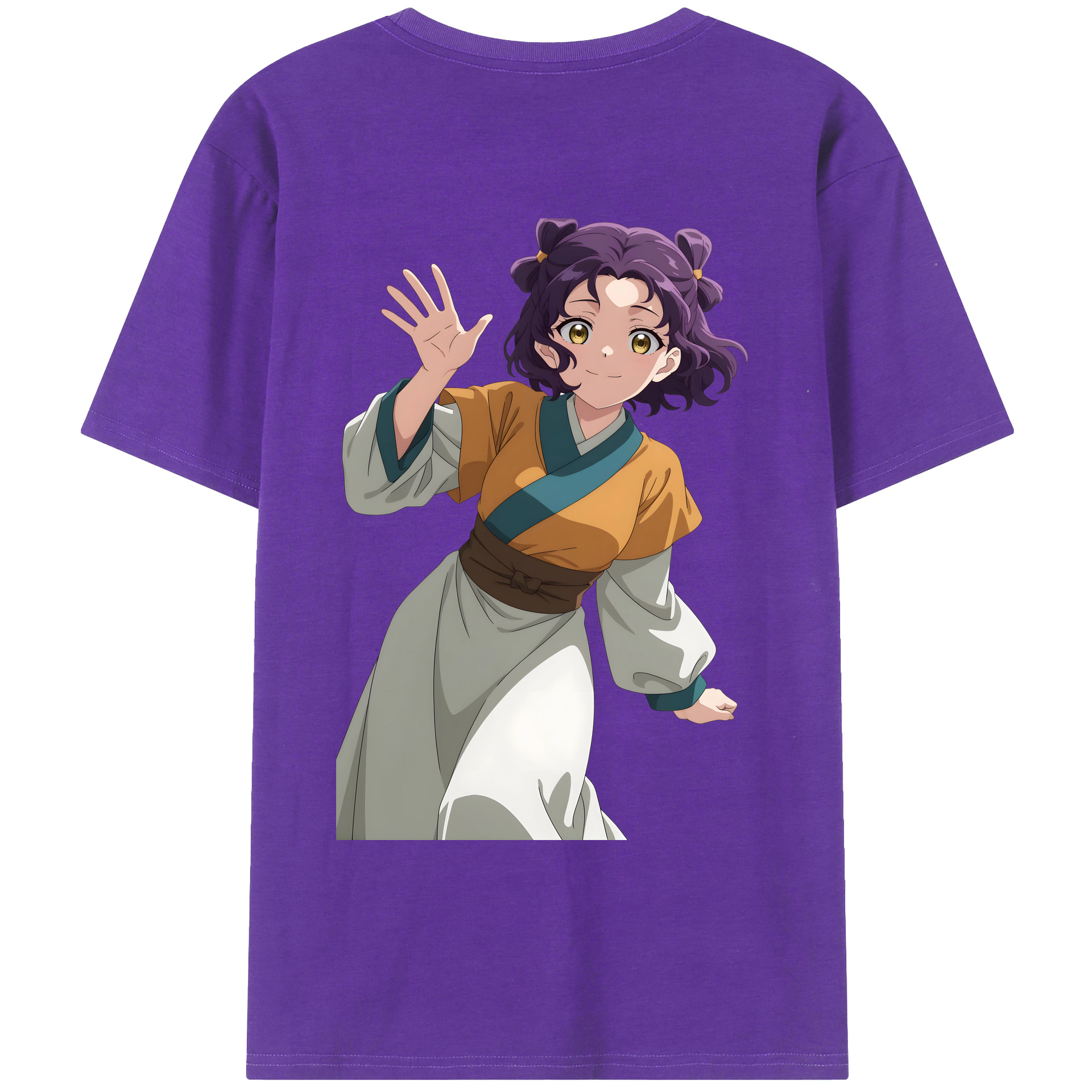 （画像用） 薬屋のひとりごと The Apothecary Diaries 綿100％ メンズ半袖Tシャツ（バックプリント） 通気性