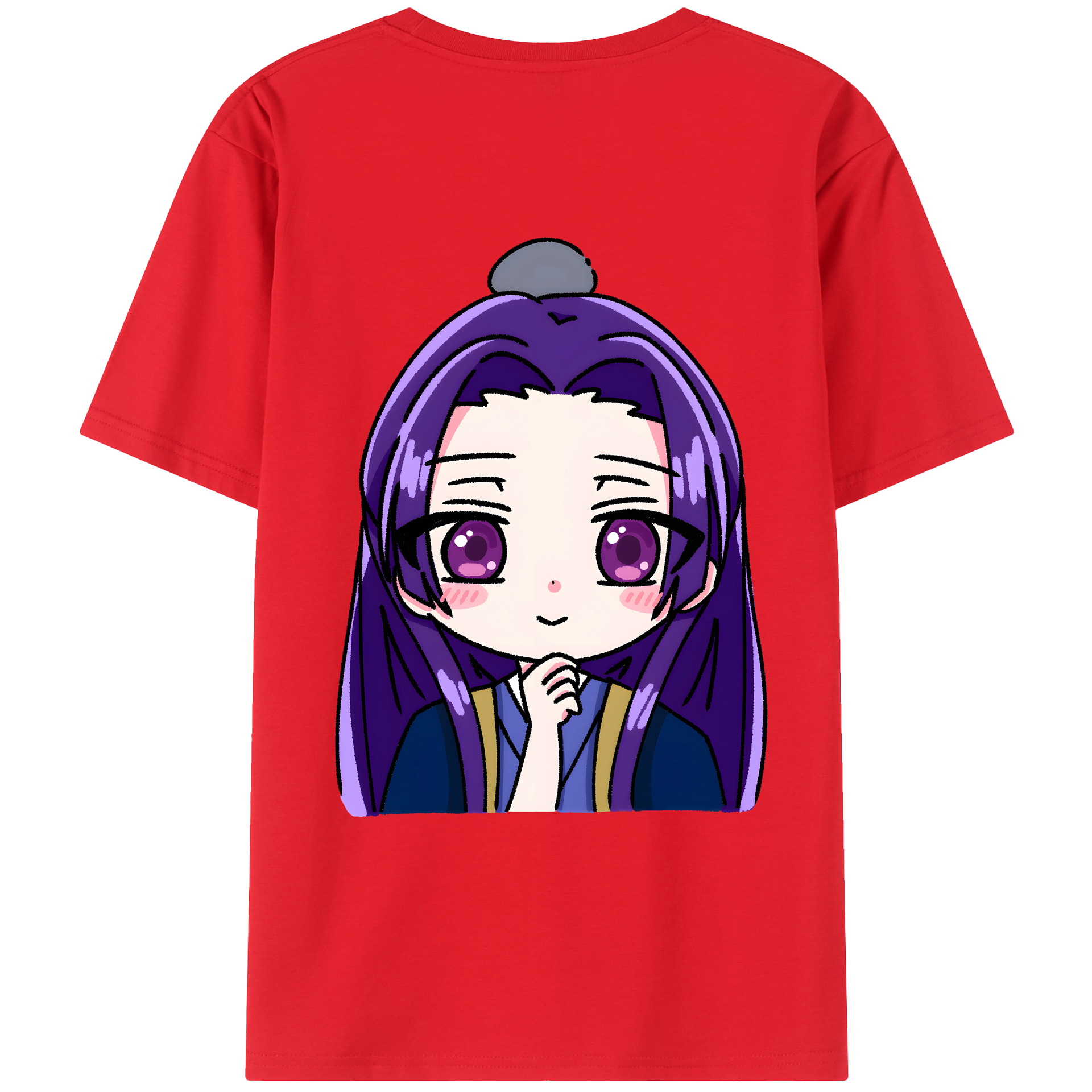 （画像用） 薬屋のひとりごと The Apothecary Diaries 綿100％ メンズ半袖Tシャツ（バックプリント） 通気性
