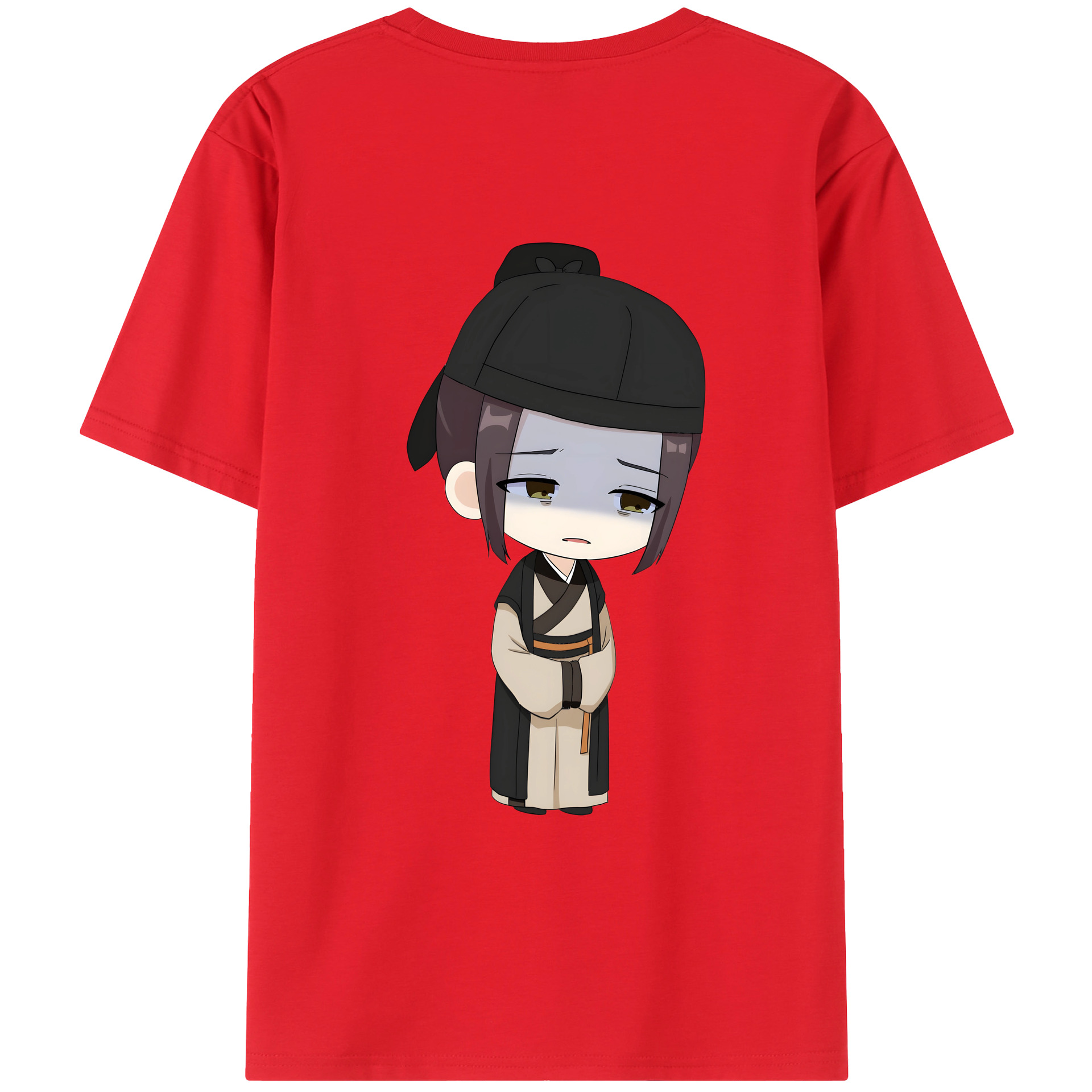 （画像用） 薬屋のひとりごと The Apothecary Diaries 綿100％ メンズ半袖Tシャツ（バックプリント） 通気性