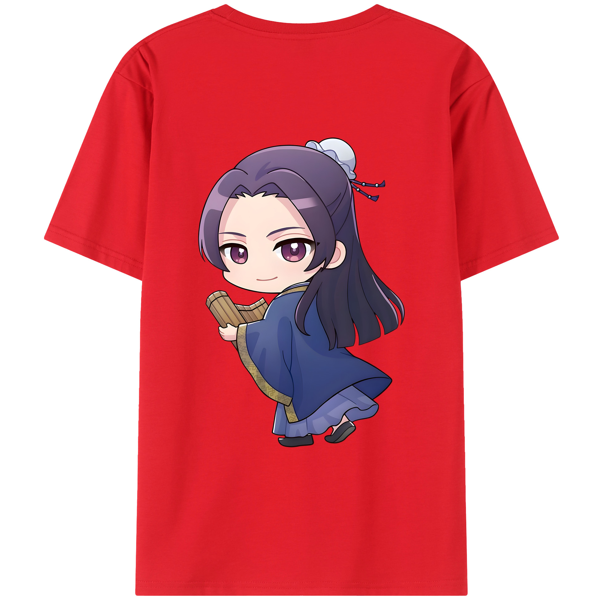 （画像用） 薬屋のひとりごと The Apothecary Diaries 綿100％ メンズ半袖Tシャツ（バックプリント） 通気性
