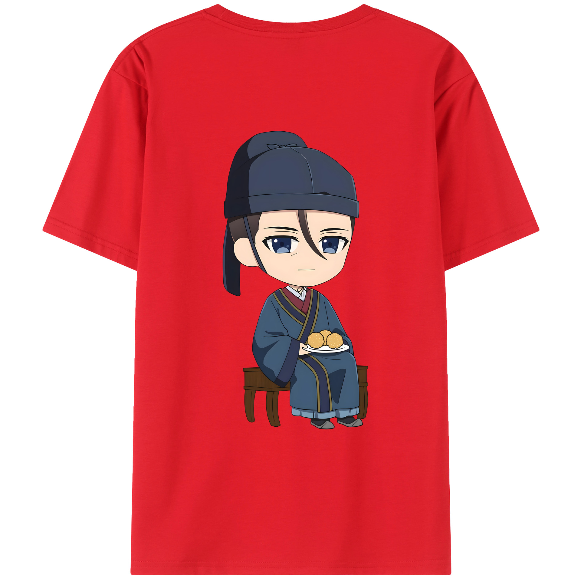 （画像用） 薬屋のひとりごと The Apothecary Diaries 綿100％ メンズ半袖Tシャツ（バックプリント） 通気性