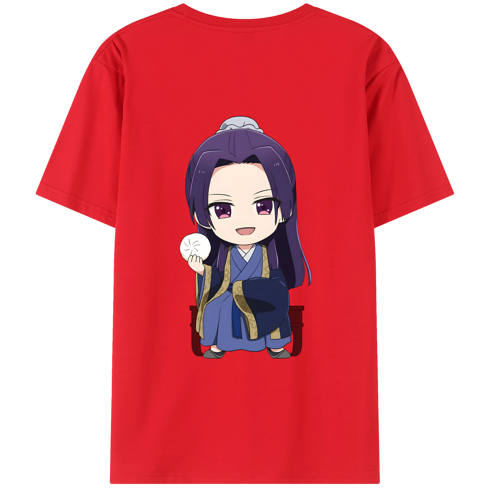 （画像用） 薬屋のひとりごと The Apothecary Diaries 綿100％ メンズ半袖Tシャツ（バックプリント） 通気性
