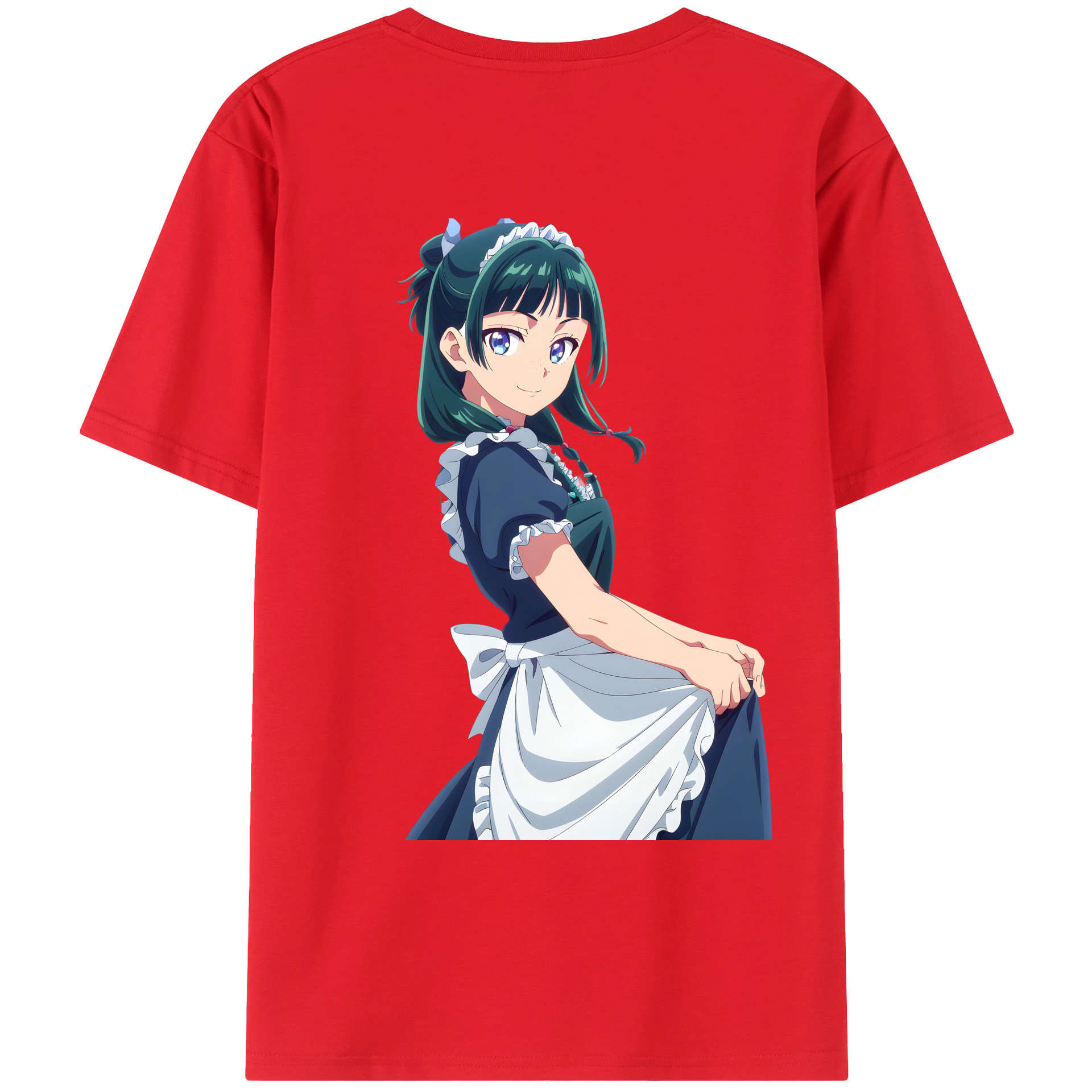 （画像用） 薬屋のひとりごと The Apothecary Diaries 綿100％ メンズ半袖Tシャツ（バックプリント） 通気性