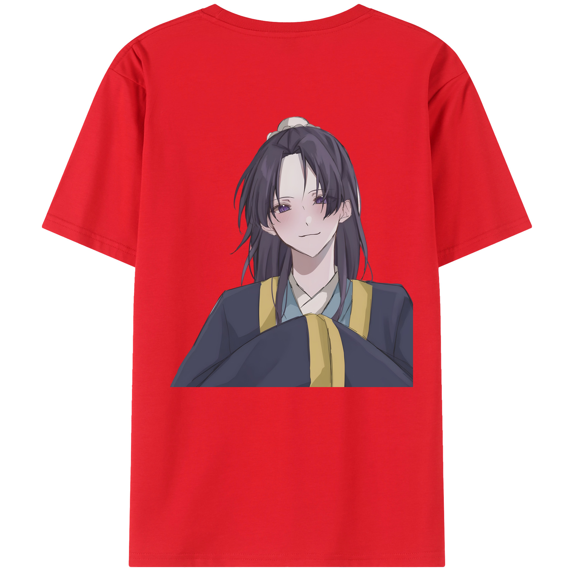 （画像用） 薬屋のひとりごと The Apothecary Diaries 綿100％ メンズ半袖Tシャツ（バックプリント） 通気性