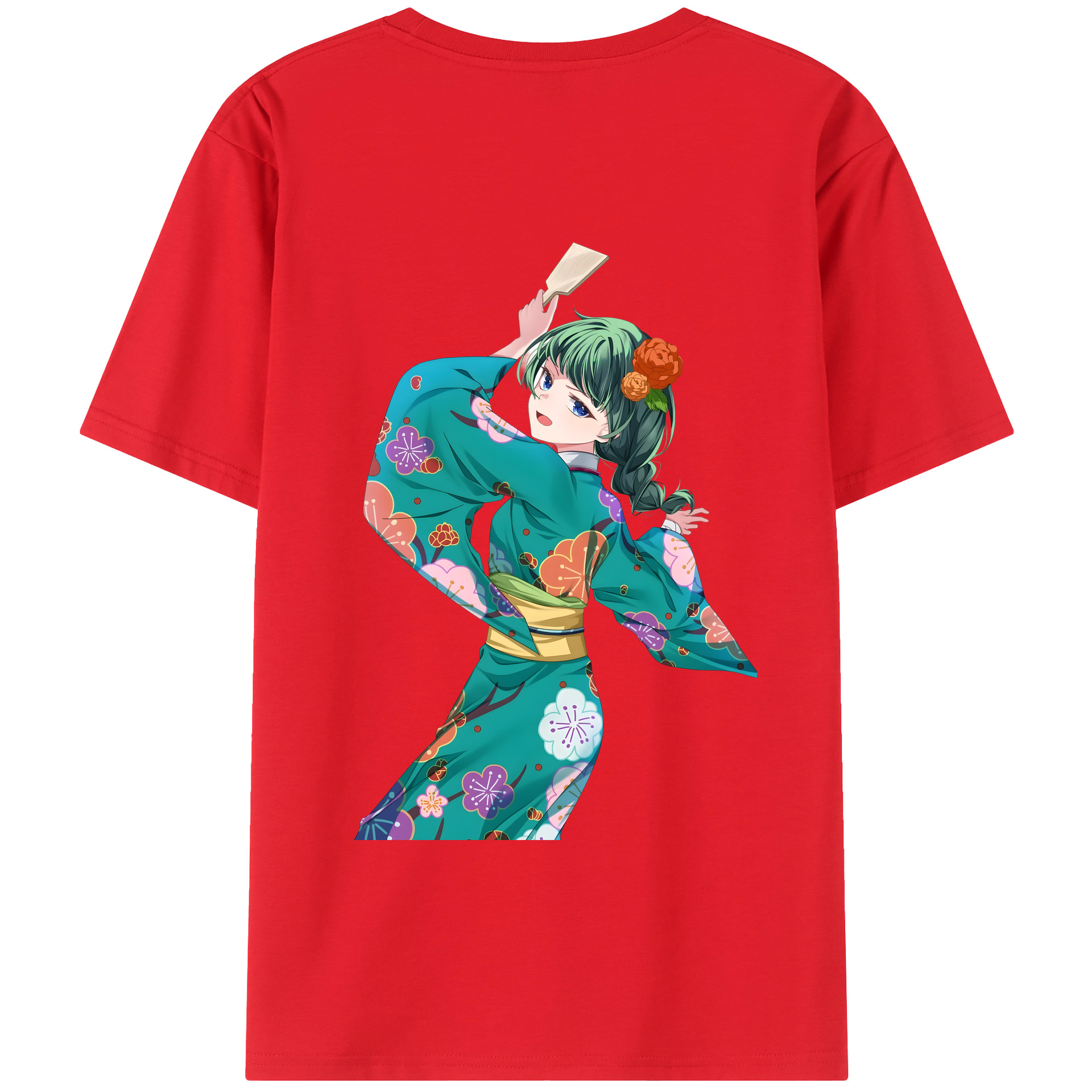 （画像用） 薬屋のひとりごと The Apothecary Diaries 綿100％ メンズ半袖Tシャツ（バックプリント） 通気性