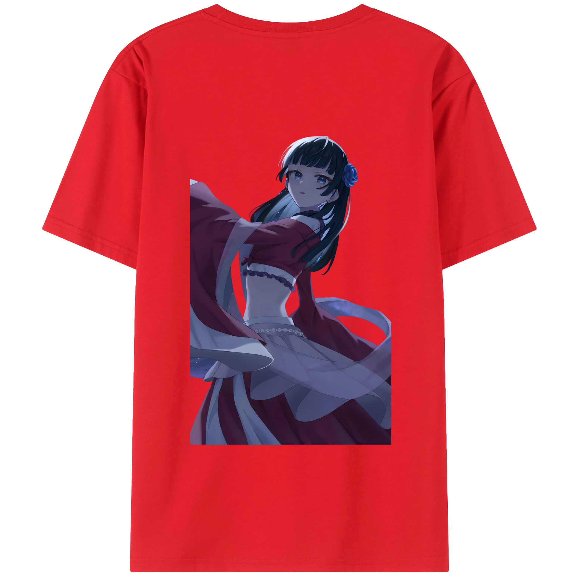 （画像用） 薬屋のひとりごと The Apothecary Diaries 綿100％ メンズ半袖Tシャツ（バックプリント） 通気性