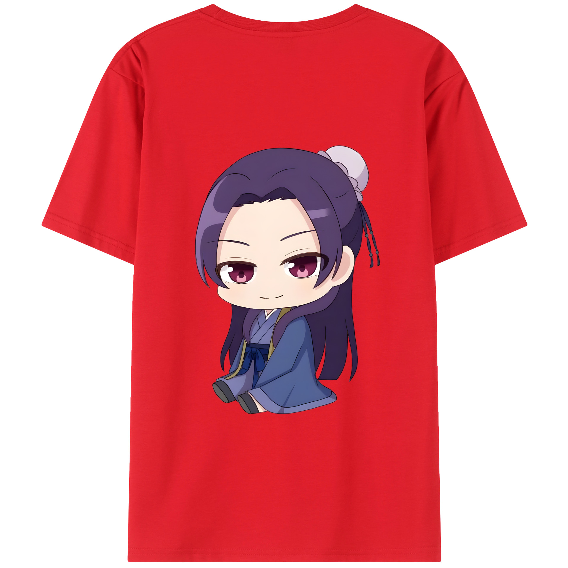 （画像用） 薬屋のひとりごと The Apothecary Diaries 綿100％ メンズ半袖Tシャツ（バックプリント） 通気性