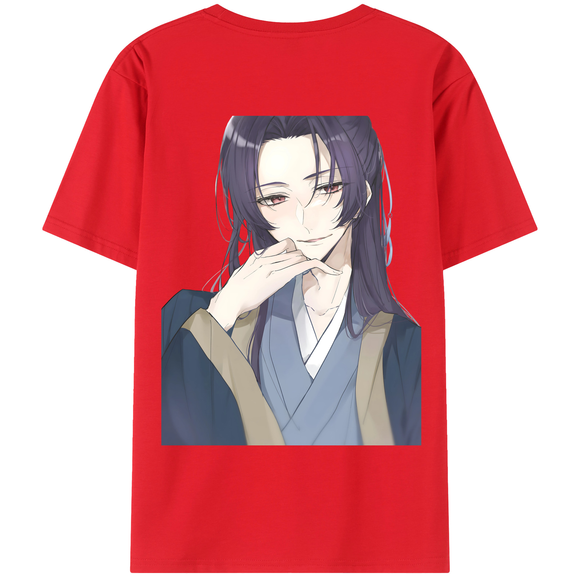 （画像用） 薬屋のひとりごと The Apothecary Diaries 綿100％ メンズ半袖Tシャツ（バックプリント） 通気性