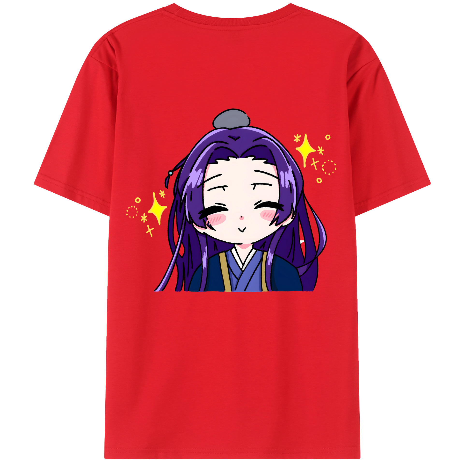 （画像用） 薬屋のひとりごと The Apothecary Diaries 綿100％ メンズ半袖Tシャツ（バックプリント） 通気性