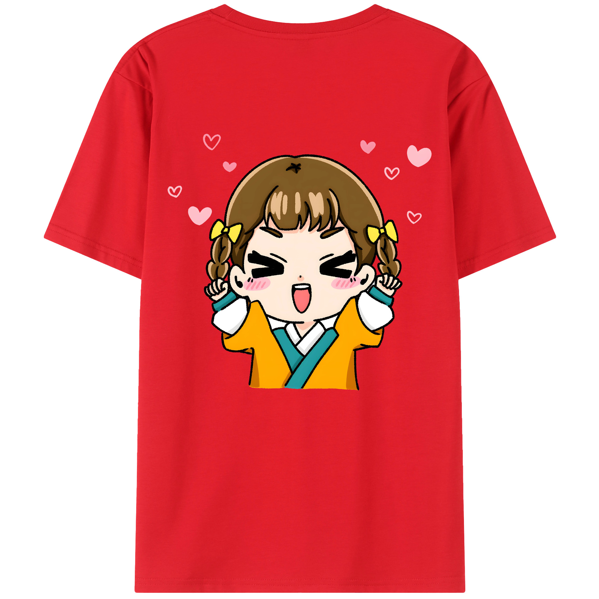 （画像用） 薬屋のひとりごと The Apothecary Diaries 綿100％ メンズ半袖Tシャツ（バックプリント） 通気性