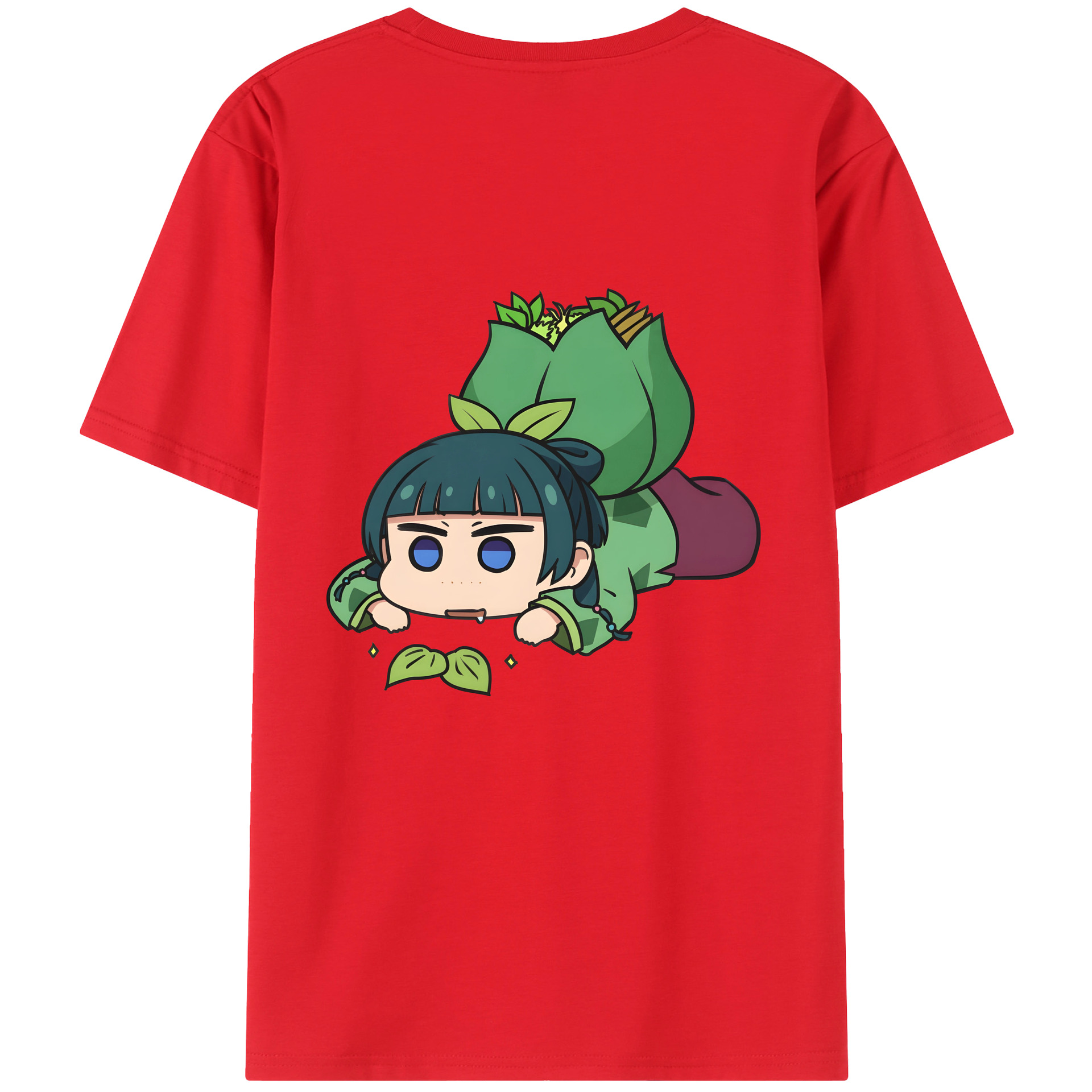 （画像用） 薬屋のひとりごと The Apothecary Diaries 綿100％ メンズ半袖Tシャツ（バックプリント） 通気性