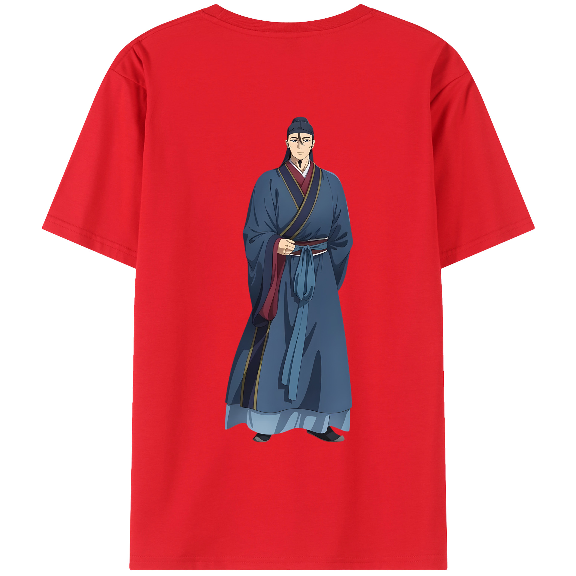 （画像用） 薬屋のひとりごと The Apothecary Diaries 綿100％ メンズ半袖Tシャツ（バックプリント） 通気性