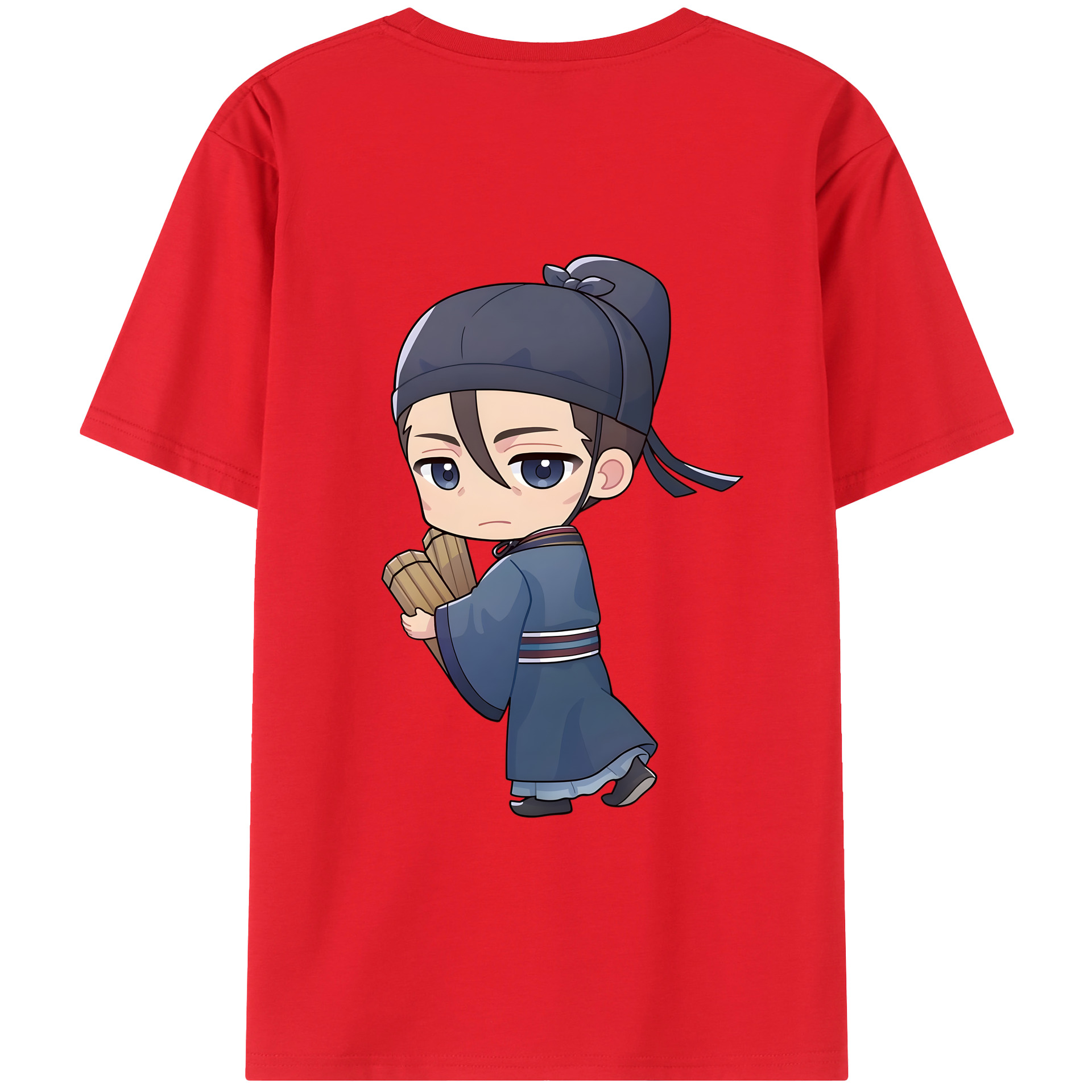 （画像用） 薬屋のひとりごと The Apothecary Diaries 綿100％ メンズ半袖Tシャツ（バックプリント） 通気性
