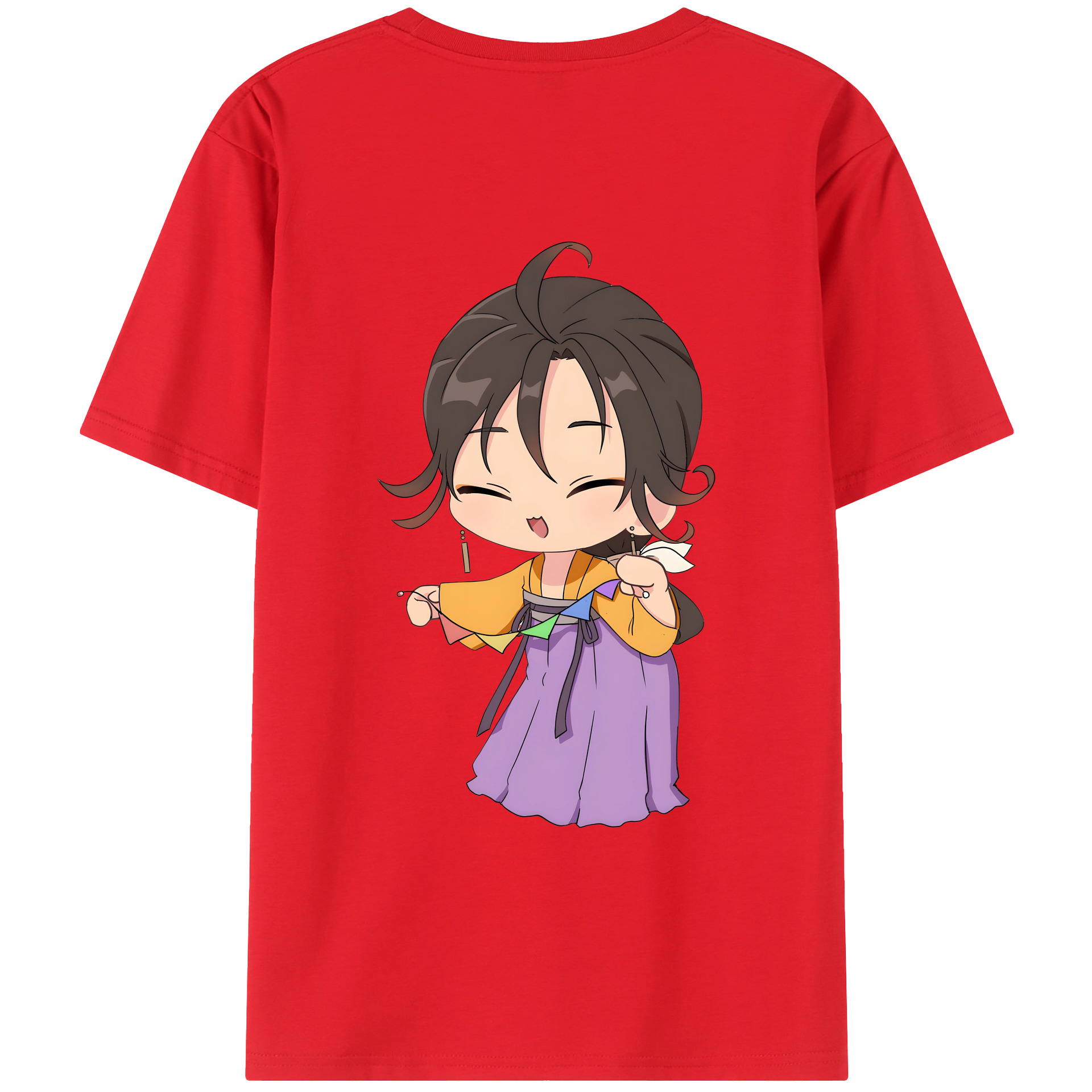 （画像用） 薬屋のひとりごと The Apothecary Diaries 綿100％ メンズ半袖Tシャツ（バックプリント） 通気性