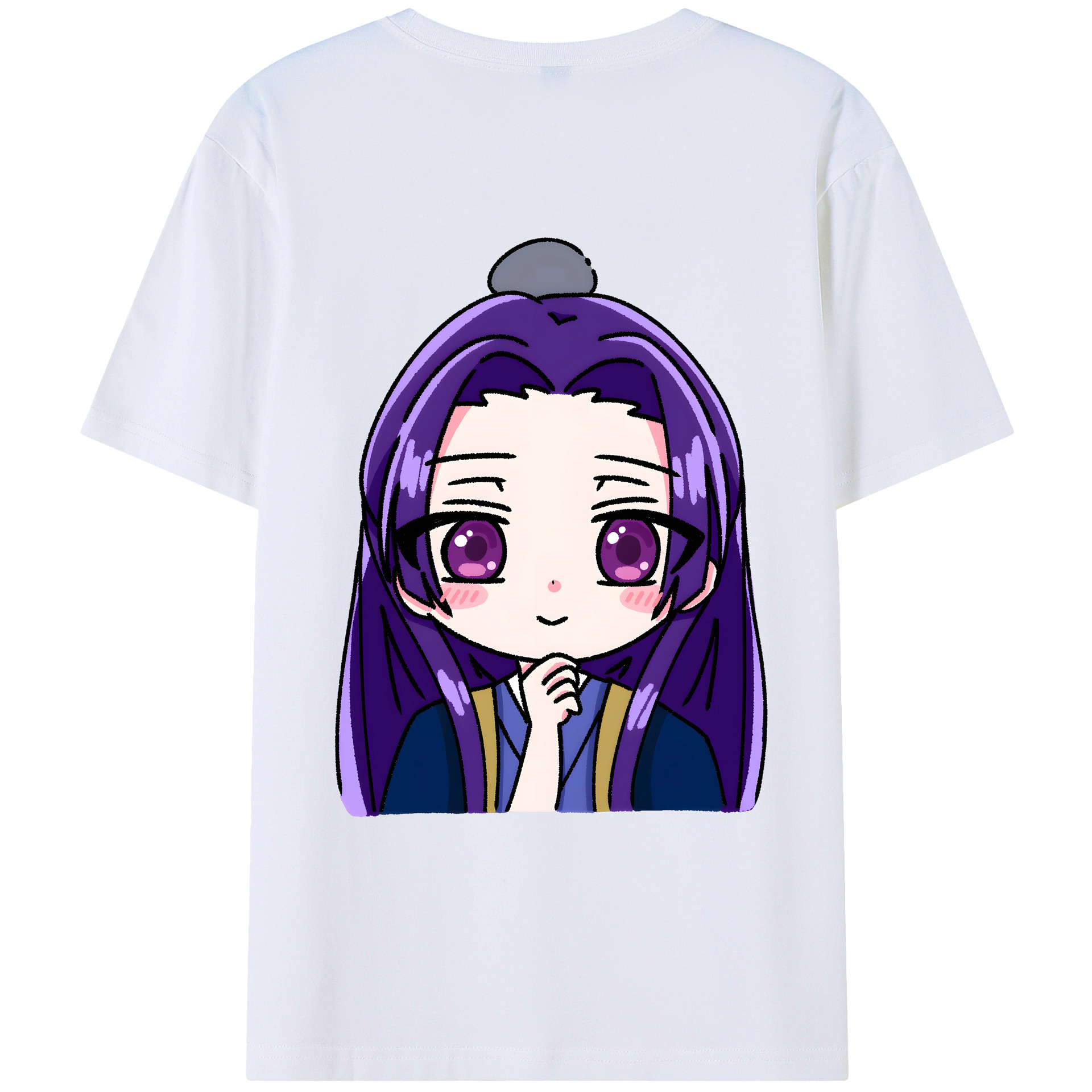 （画像用） 薬屋のひとりごと The Apothecary Diaries 綿100％ メンズ半袖Tシャツ（バックプリント） 通気性