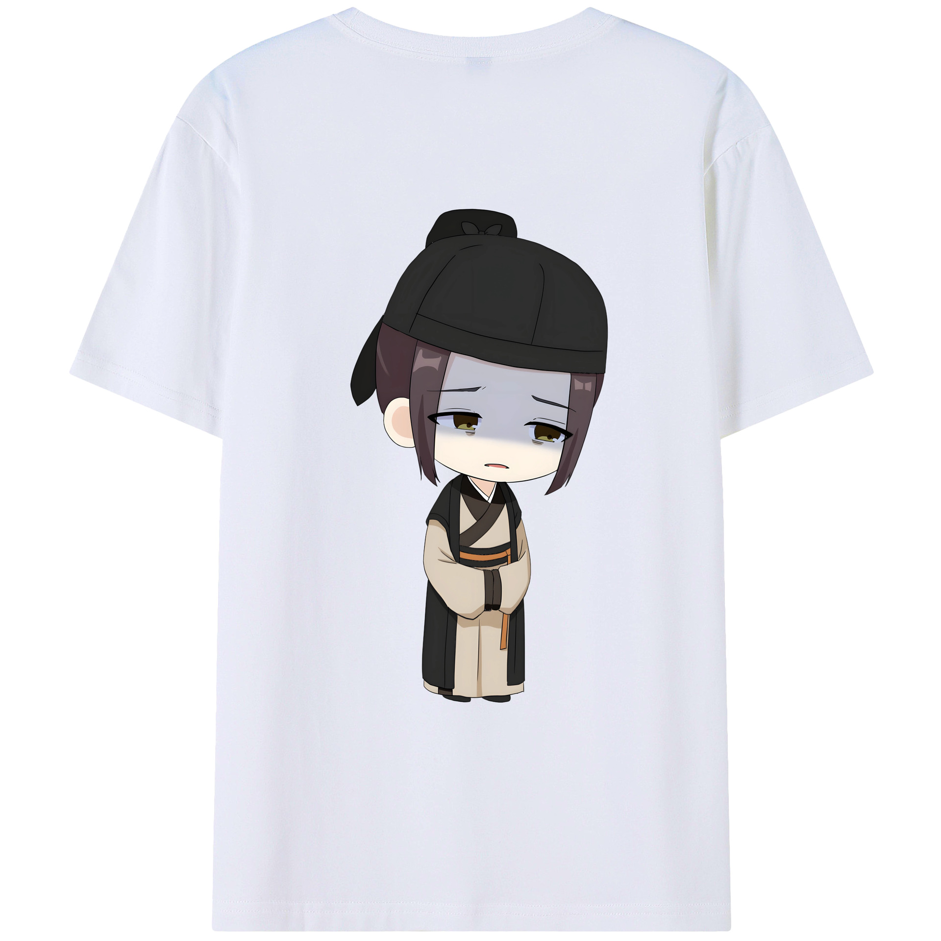 （画像用） 薬屋のひとりごと The Apothecary Diaries 綿100％ メンズ半袖Tシャツ（バックプリント） 通気性