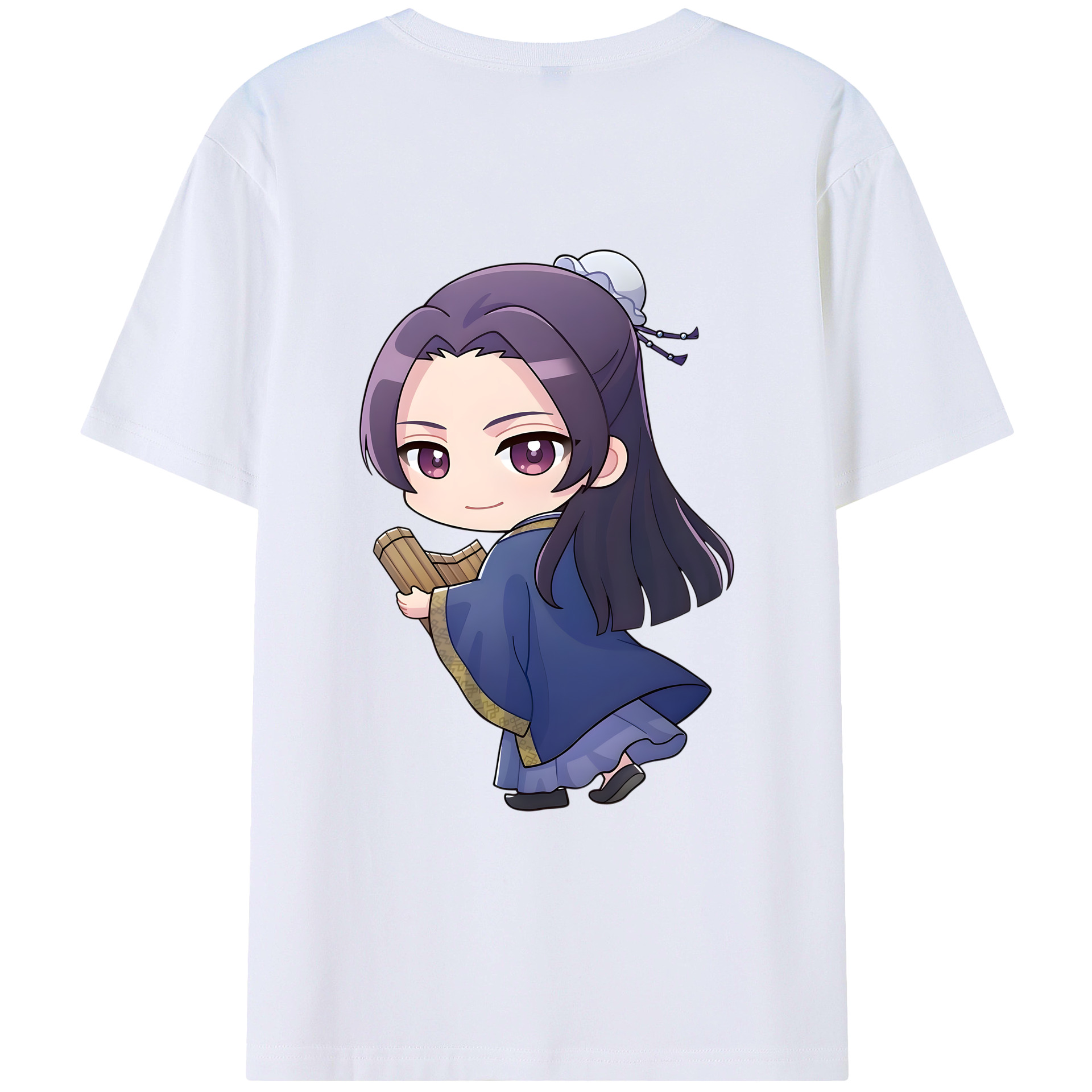 （画像用） 薬屋のひとりごと The Apothecary Diaries 綿100％ メンズ半袖Tシャツ（バックプリント） 通気性