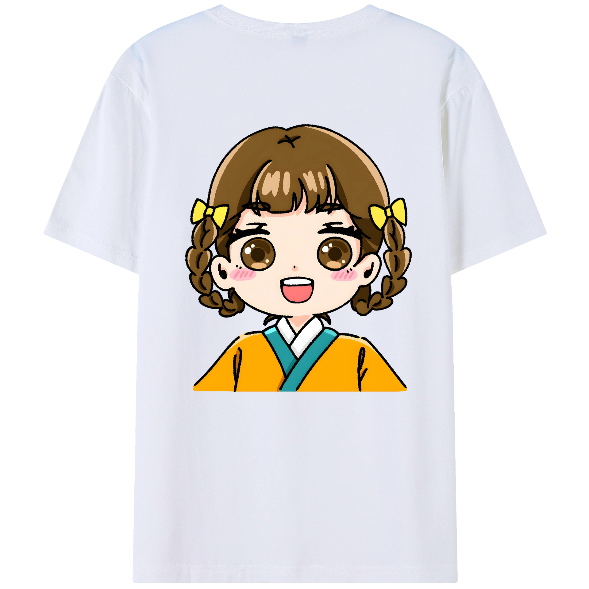 （画像用） 薬屋のひとりごと The Apothecary Diaries 綿100％ メンズ半袖Tシャツ（バックプリント） 通気性