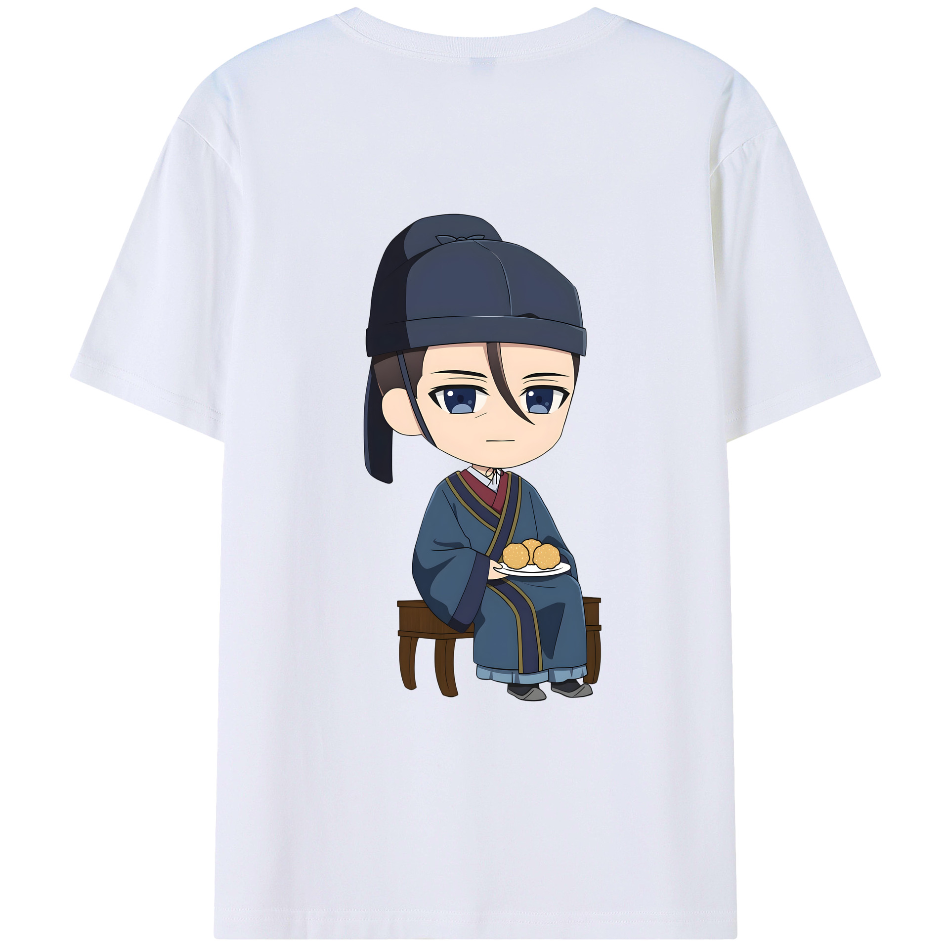 （画像用） 薬屋のひとりごと The Apothecary Diaries 綿100％ メンズ半袖Tシャツ（バックプリント） 通気性
