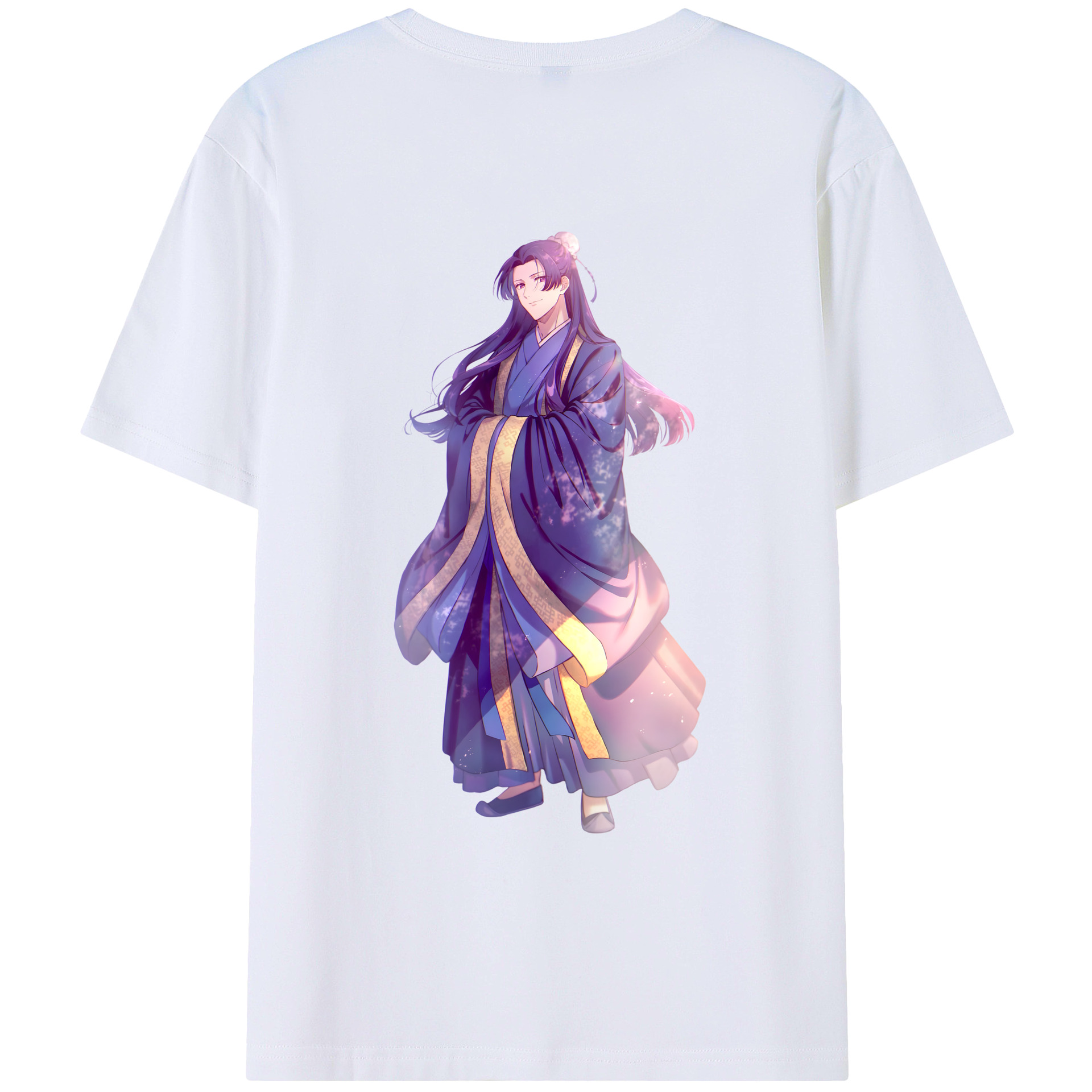 （画像用） 薬屋のひとりごと The Apothecary Diaries 綿100％ メンズ半袖Tシャツ（バックプリント） 通気性