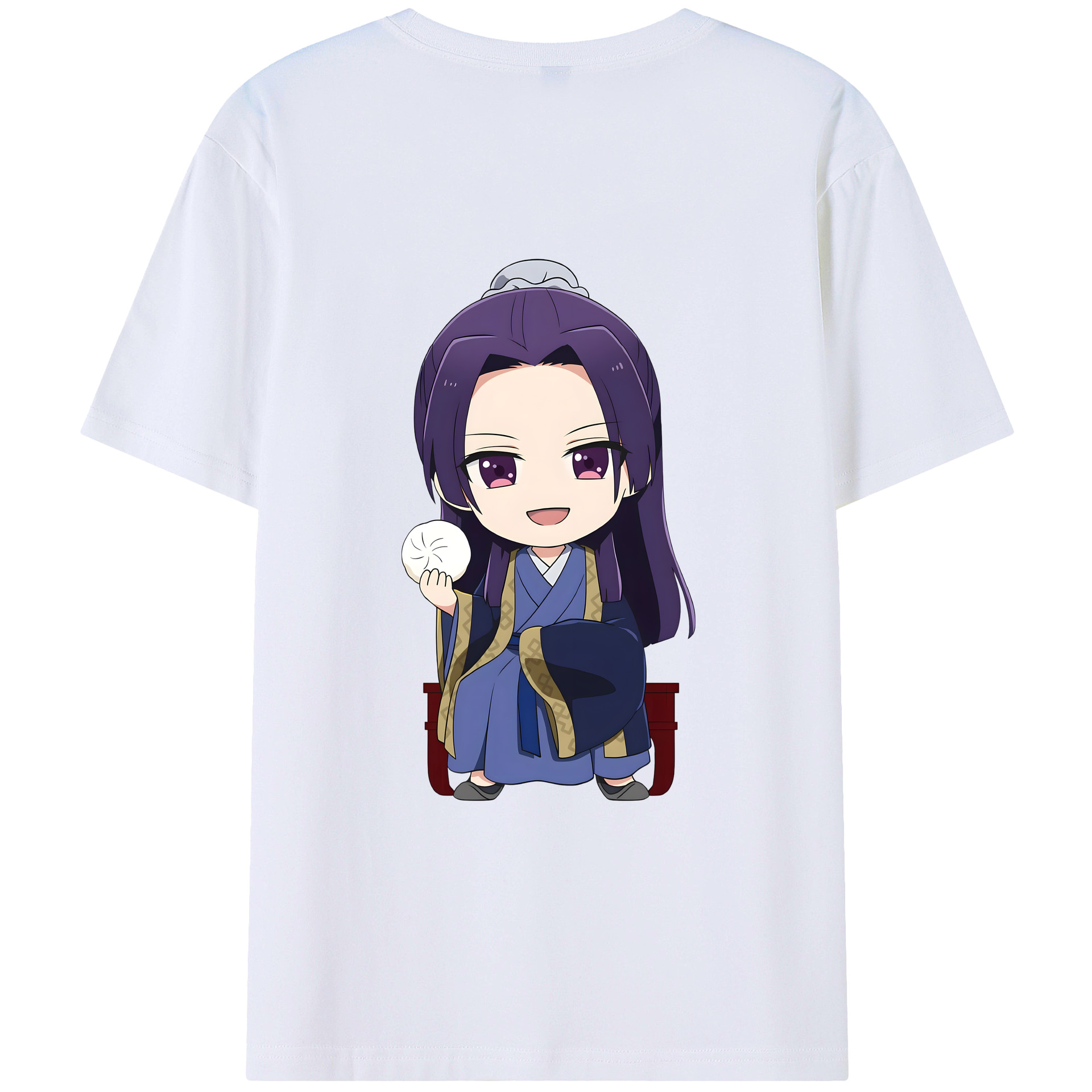 （画像用） 薬屋のひとりごと The Apothecary Diaries 綿100％ メンズ半袖Tシャツ（バックプリント） 通気性