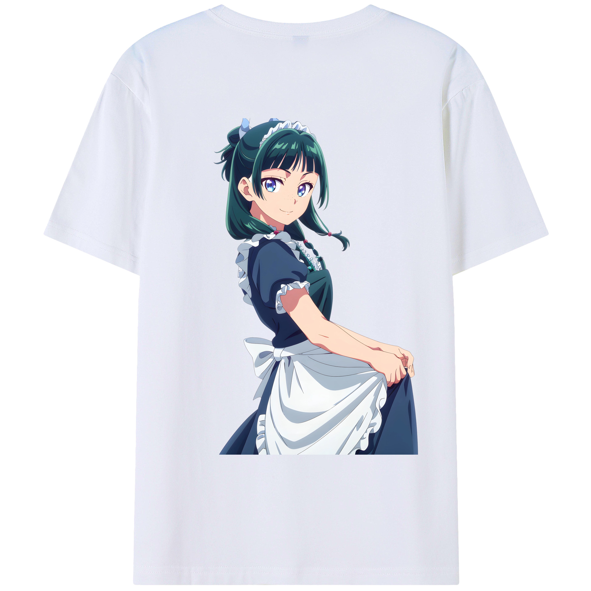 （画像用） 薬屋のひとりごと The Apothecary Diaries 綿100％ メンズ半袖Tシャツ（バックプリント） 通気性