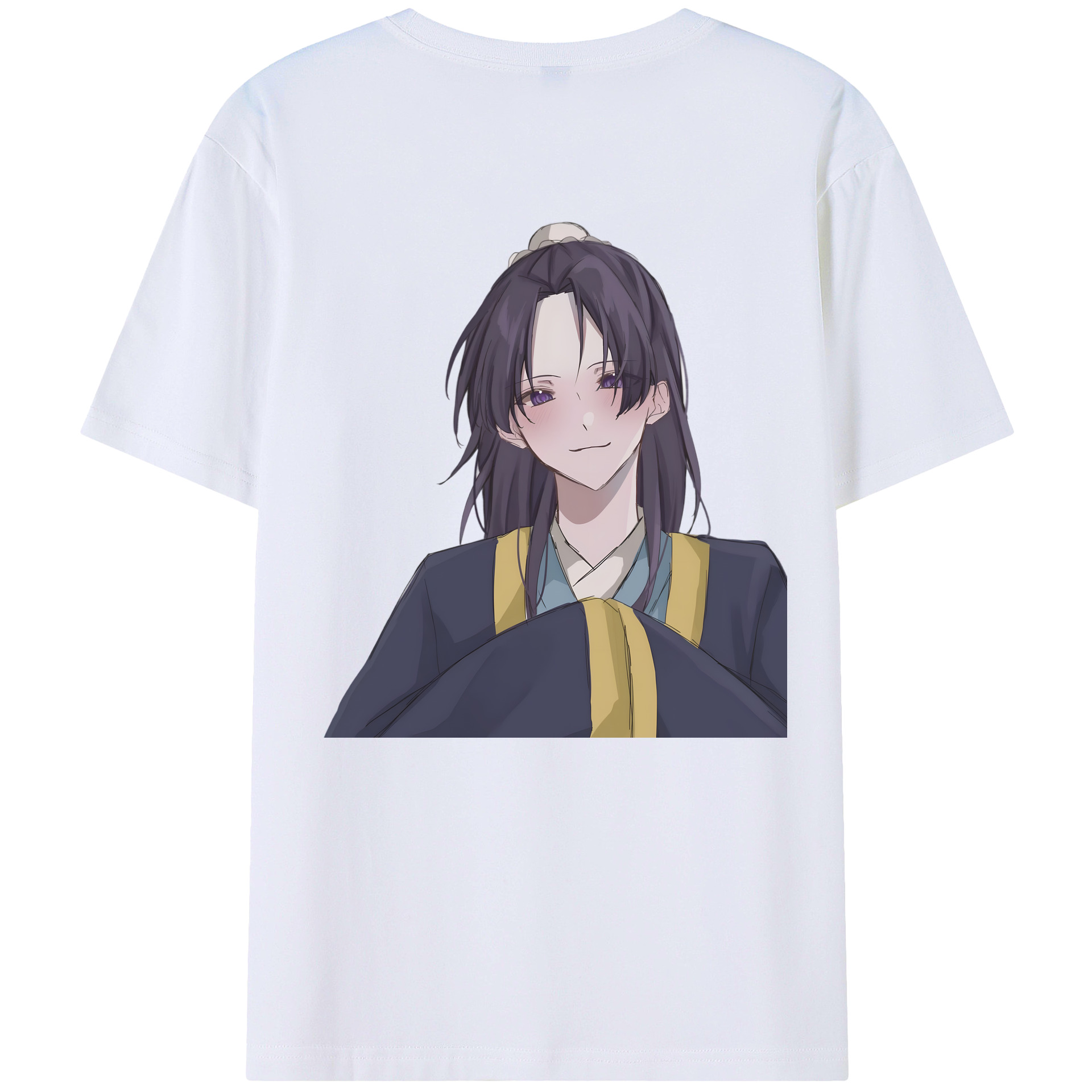 （画像用） 薬屋のひとりごと The Apothecary Diaries 綿100％ メンズ半袖Tシャツ（バックプリント） 通気性