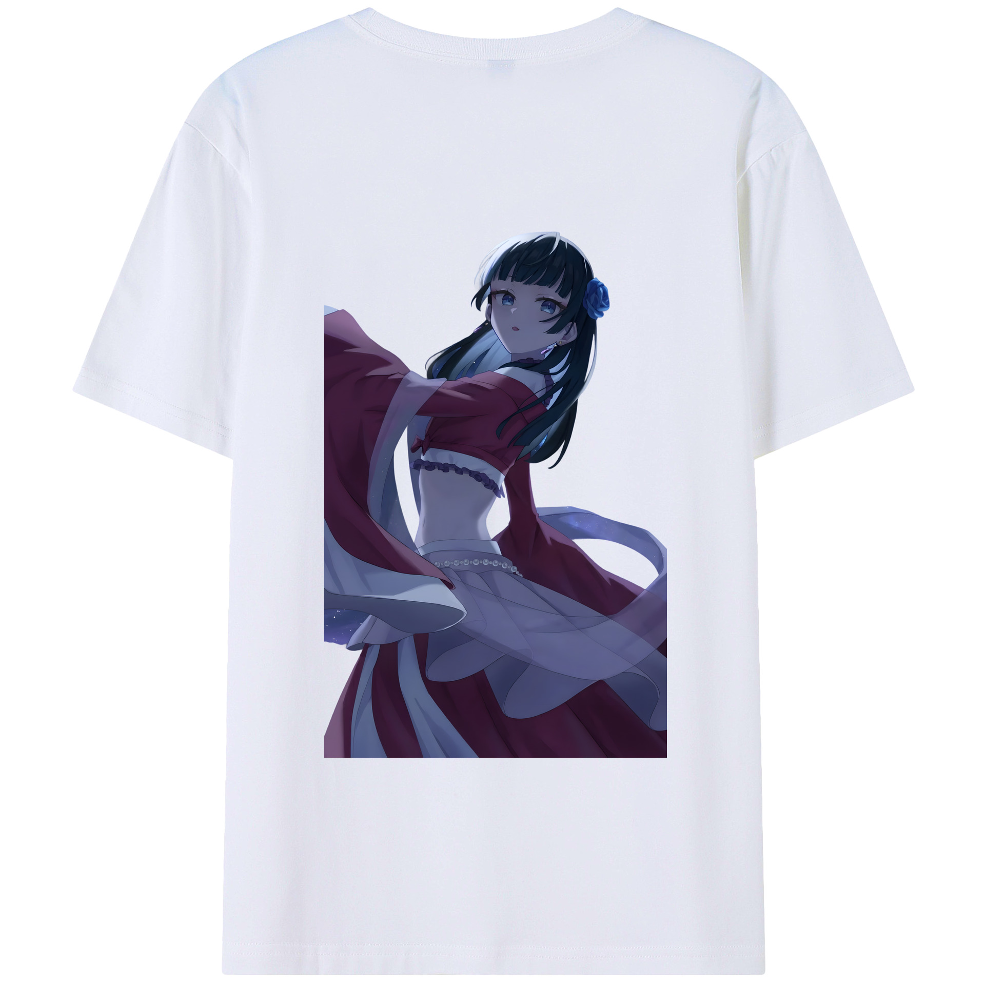 （画像用） 薬屋のひとりごと The Apothecary Diaries 綿100％ メンズ半袖Tシャツ（バックプリント） 通気性
