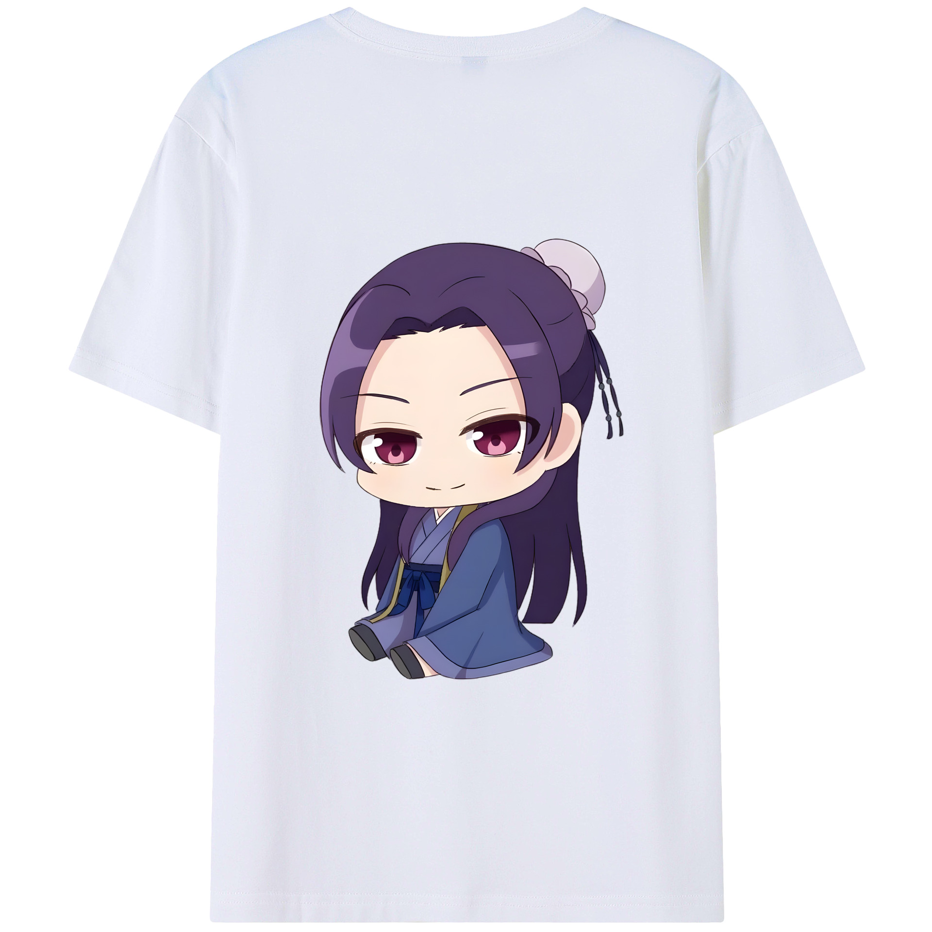 （画像用） 薬屋のひとりごと The Apothecary Diaries 綿100％ メンズ半袖Tシャツ（バックプリント） 通気性