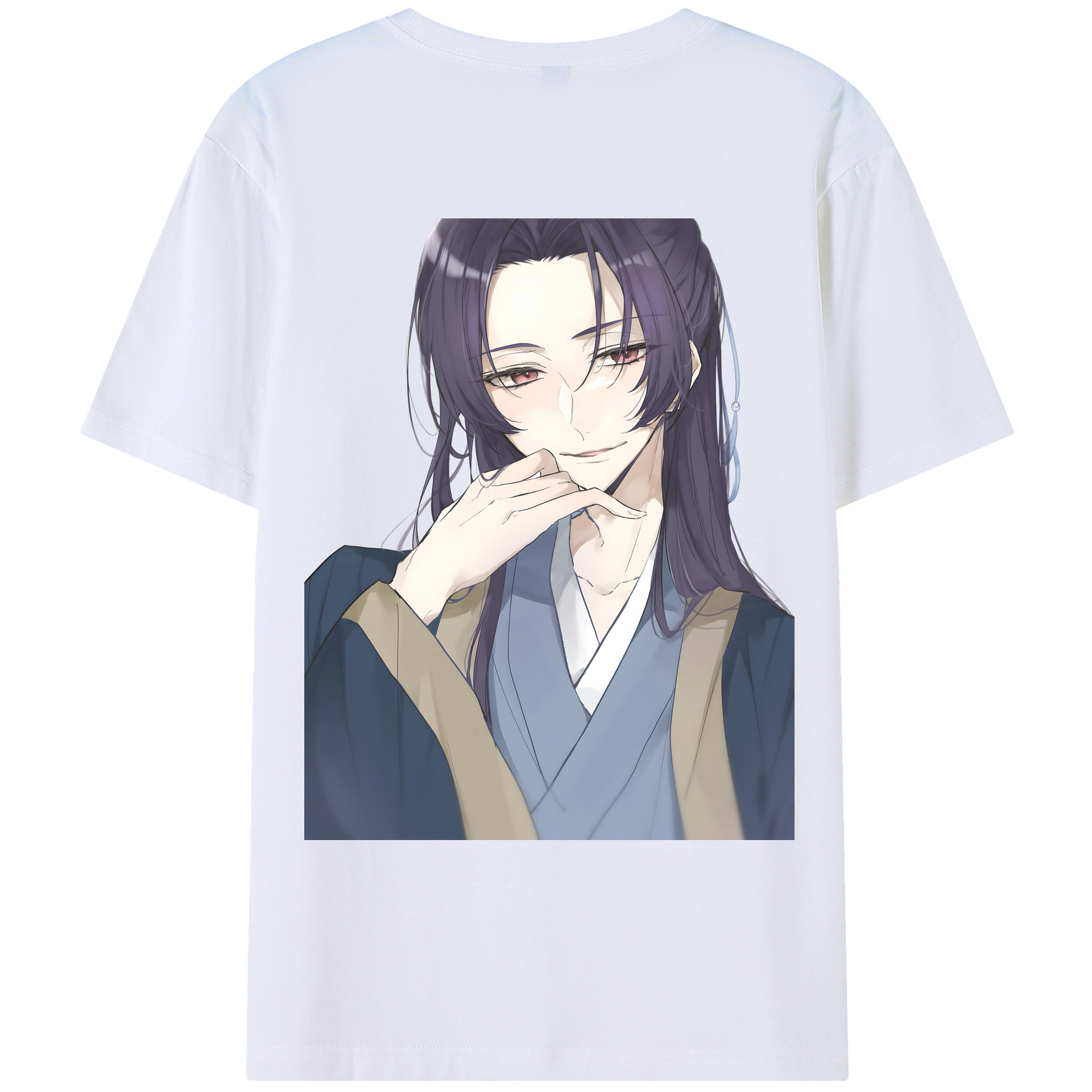（画像用） 薬屋のひとりごと The Apothecary Diaries 綿100％ メンズ半袖Tシャツ（バックプリント） 通気性