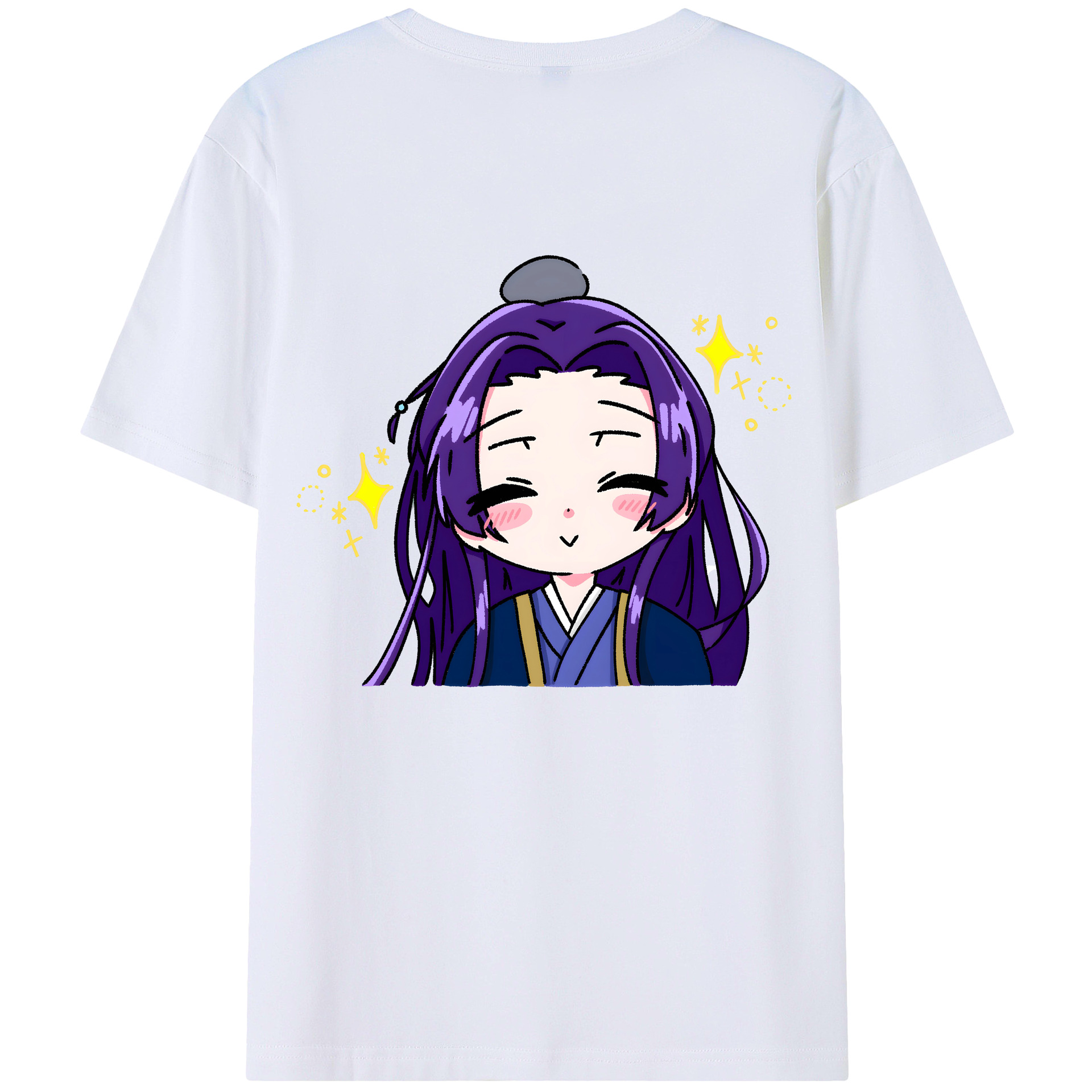 （画像用） 薬屋のひとりごと The Apothecary Diaries 綿100％ メンズ半袖Tシャツ（バックプリント） 通気性